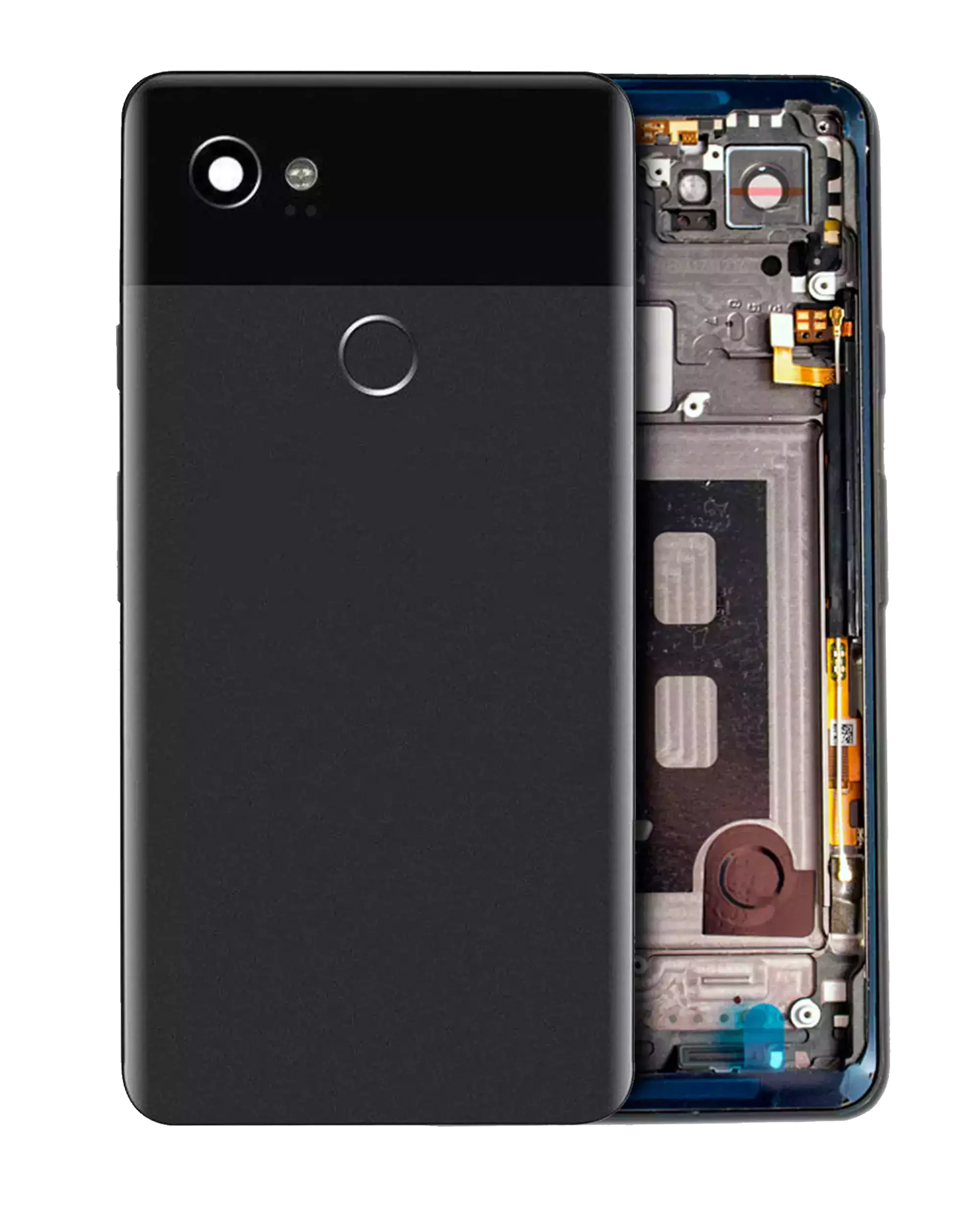 Scocca posteriore per Google Pixel 2 XL (Service Pack) (Nero)