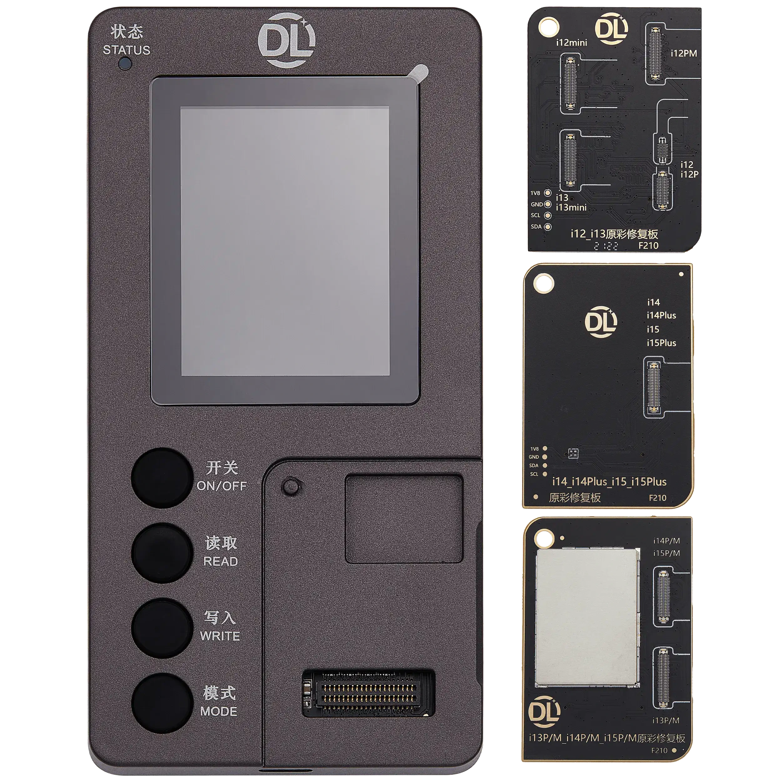 F210 True Tone Restore Programmer Unit W/ 2 Boards per iPhone 12 Series to 15 Series (DL)