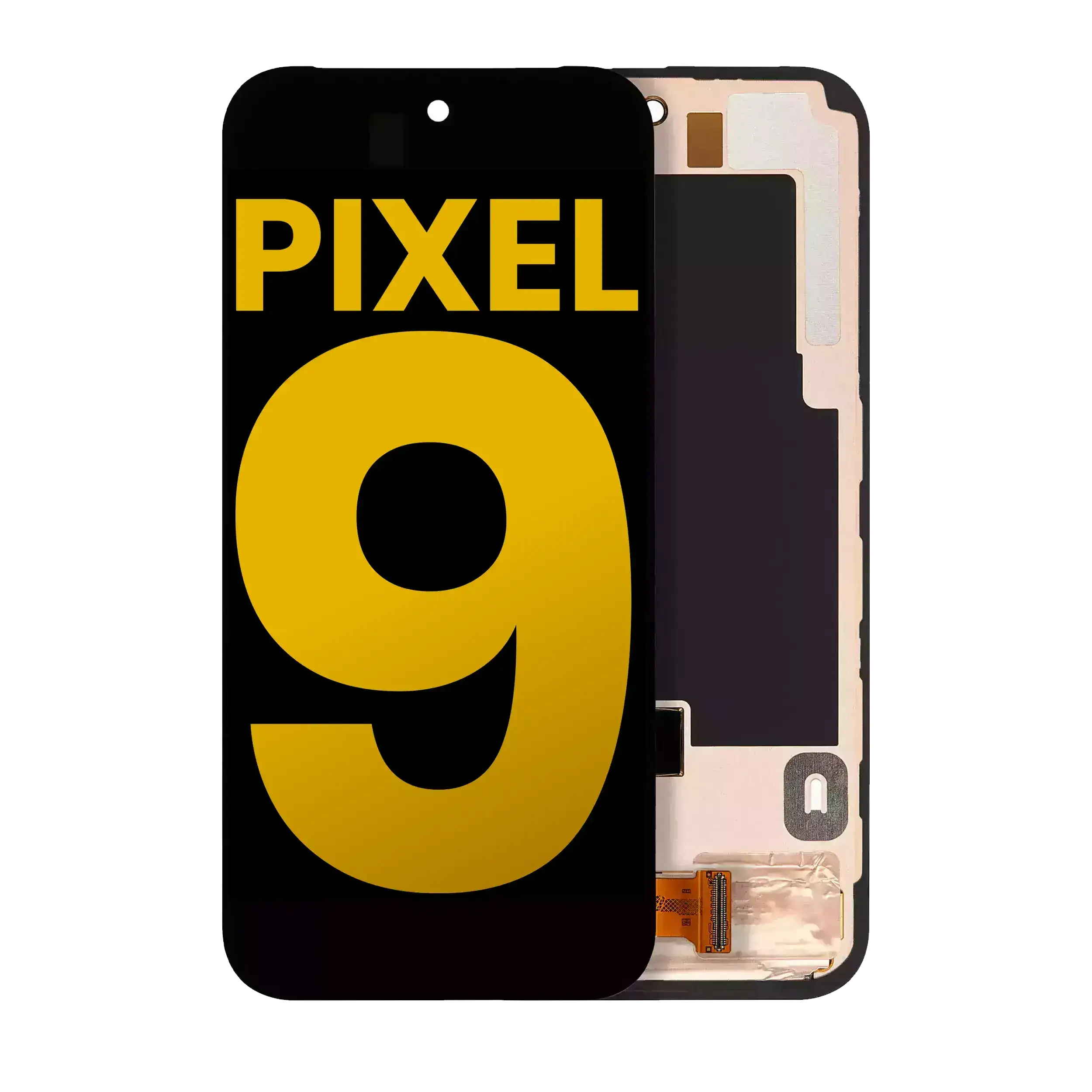 Display OLED completo con Frame (con Fingerprint Sensore) per Google Pixel 9 (Refurbished) (tutti i colori)