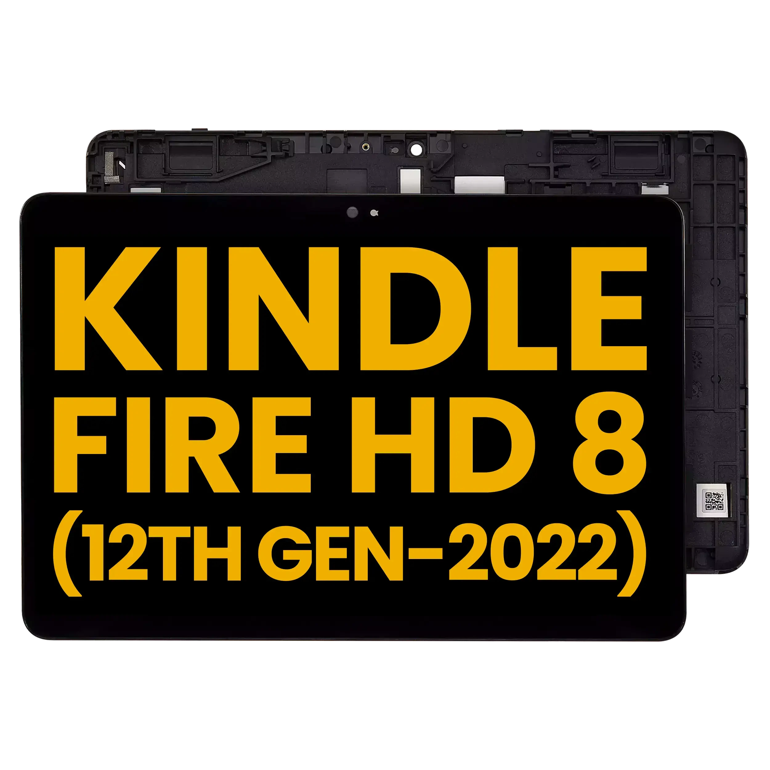 Display LCD completo con Frame per Amazon Kindle Fire HD 8 (12th Gen, 2022) (Refurbished) (tutti i colori)