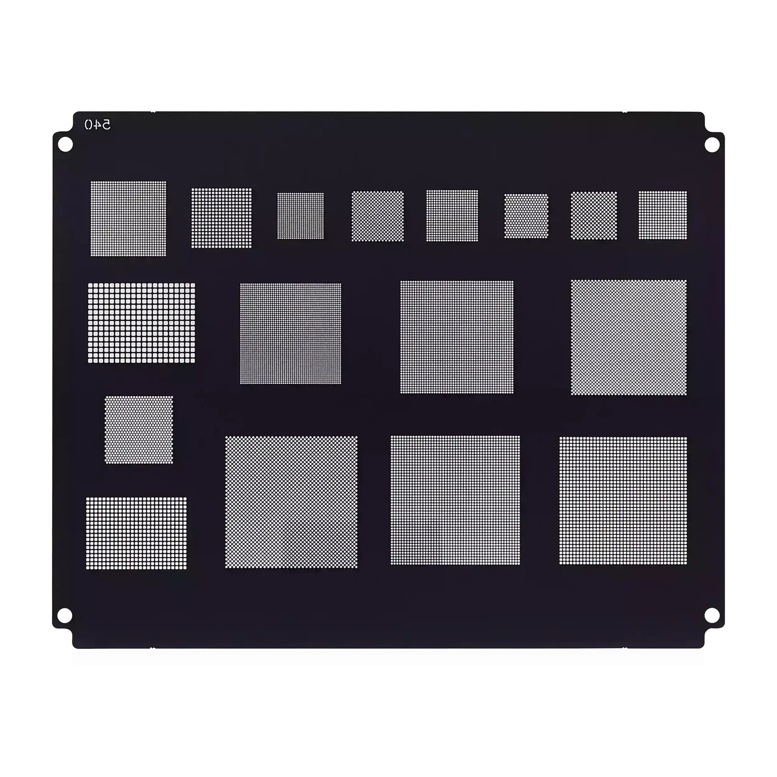 Bumblebee Stencil (QS540) Multi-Function Universal BGA Reballing Stencil 0.3 / 0.35 / 0.4 / 0.5 / 0.6 / 0.8 (MEGA-IDEA)