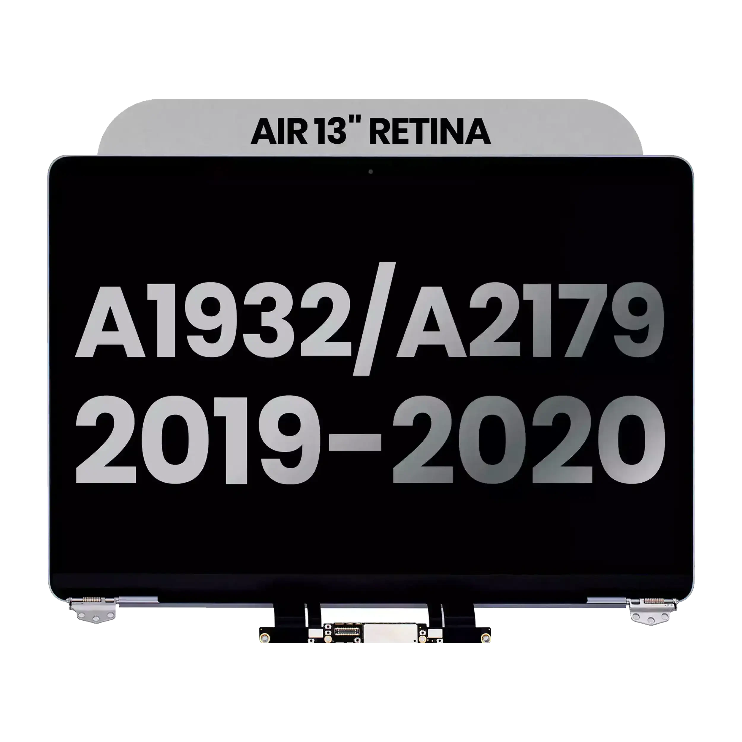 Display LCD completo per MacBook Air 13" A1932 (2019) / A2179 (2020) (Used Service Pack Pull: Grade C) (Grigio siderale)