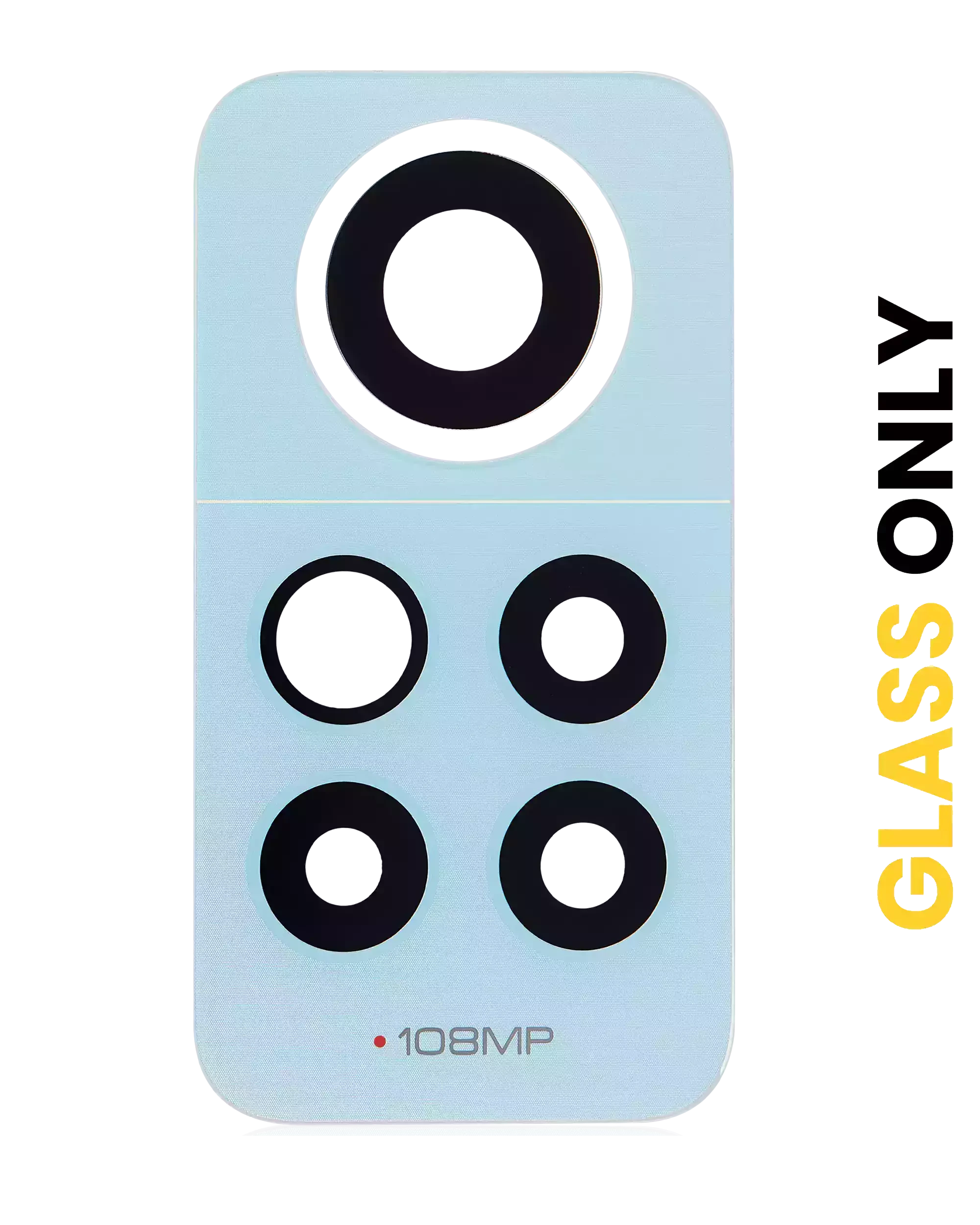 Lente fotocamera posteriore (solo vetro) per Xiaomi Redmi Note 12 Pro 4G (Ice Blu)