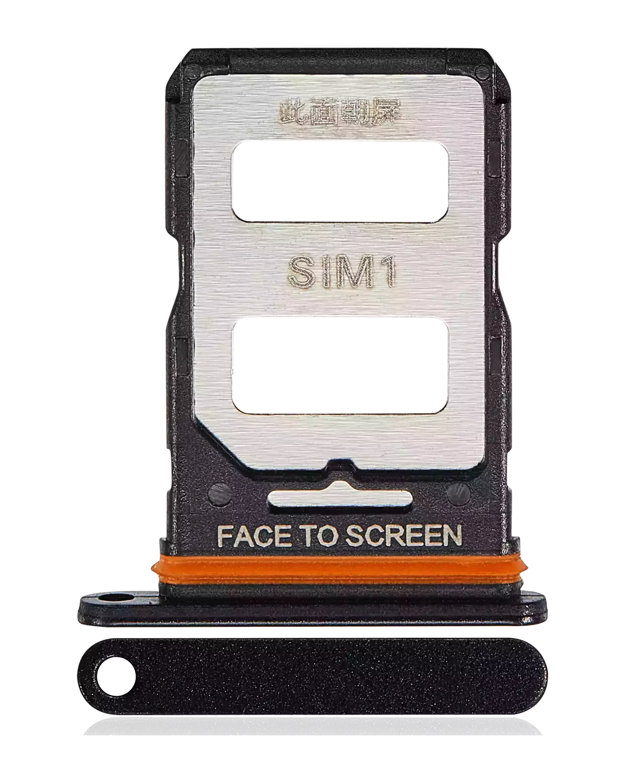 Carrellino SIM per Xiaomi Redmi Note 12 Turbo / Poco F5 (Nero)