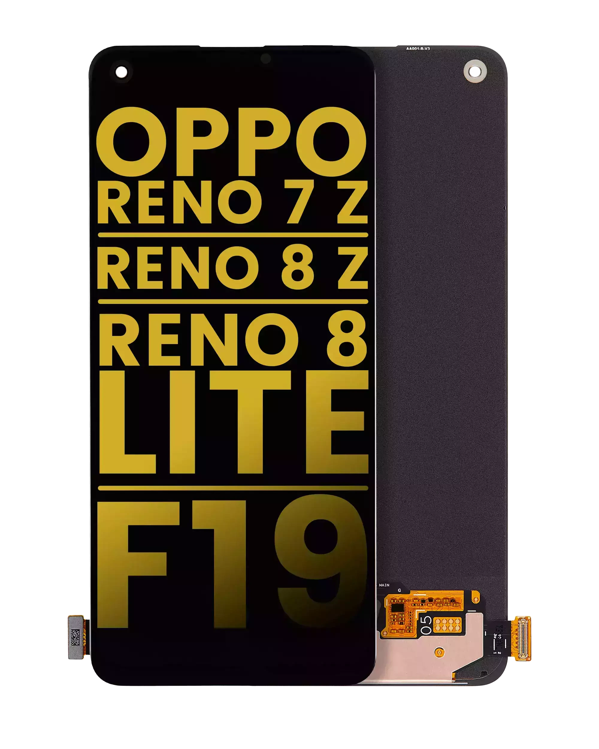 Display OLED completo senza Frame per OPPO Reno 7 Z / Reno 8Z / Reno 8 Lite / F19 (Refurbished) (tutti i colori) (05 Version)