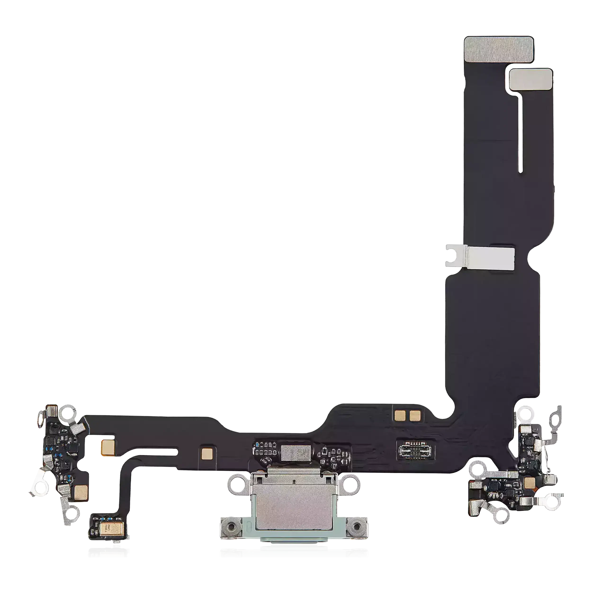 Flat connettore di ricarica per iPhone 15 Plus (Aftermarket Plus) (Verde)
