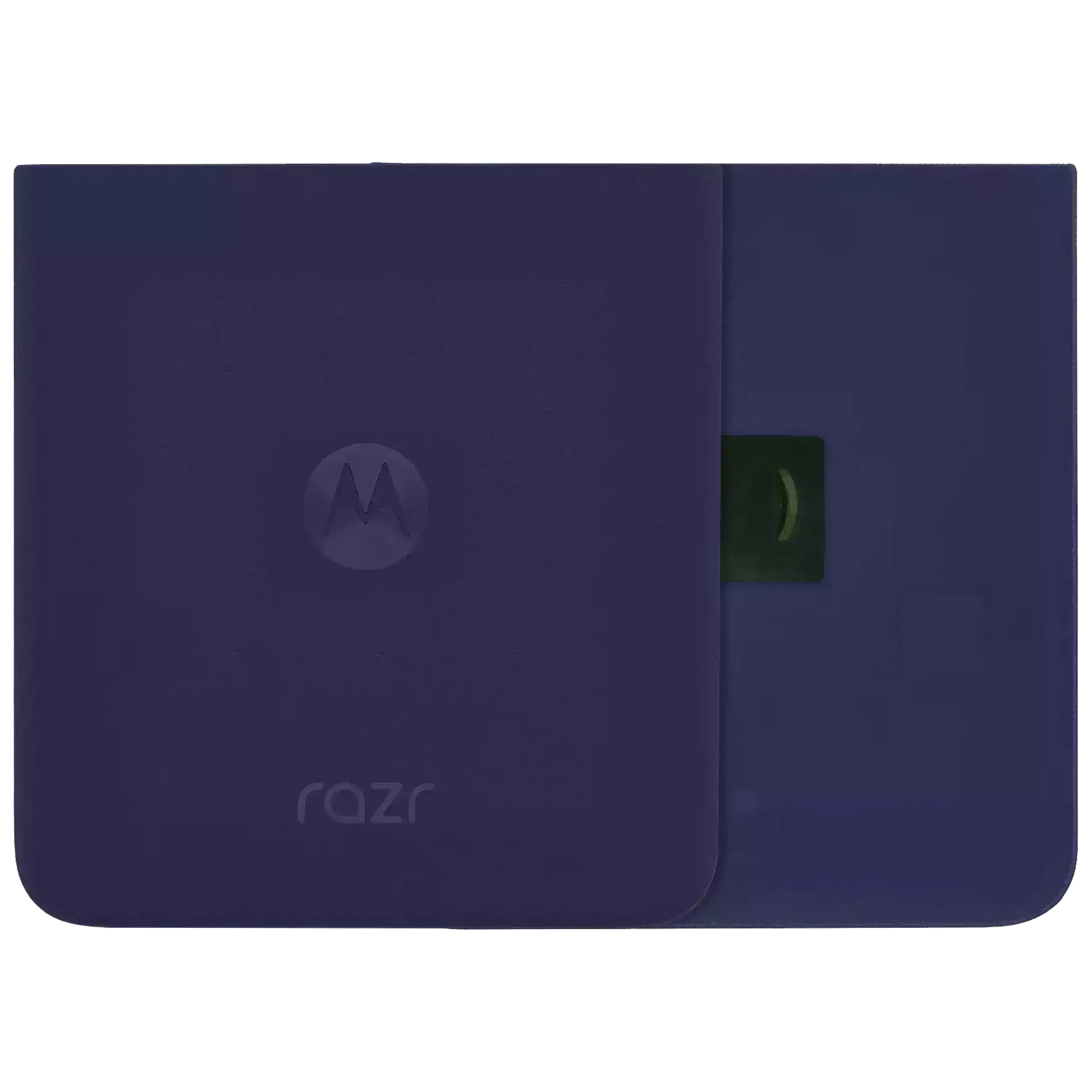 vetro cover posteriore per Motorola Razr Plus / Razr 50 Ultra (XT2451 / 2024) / Razr Plus 2025 (XT2557 / 2025) (Service Pack) (Mezzanotte Blu)