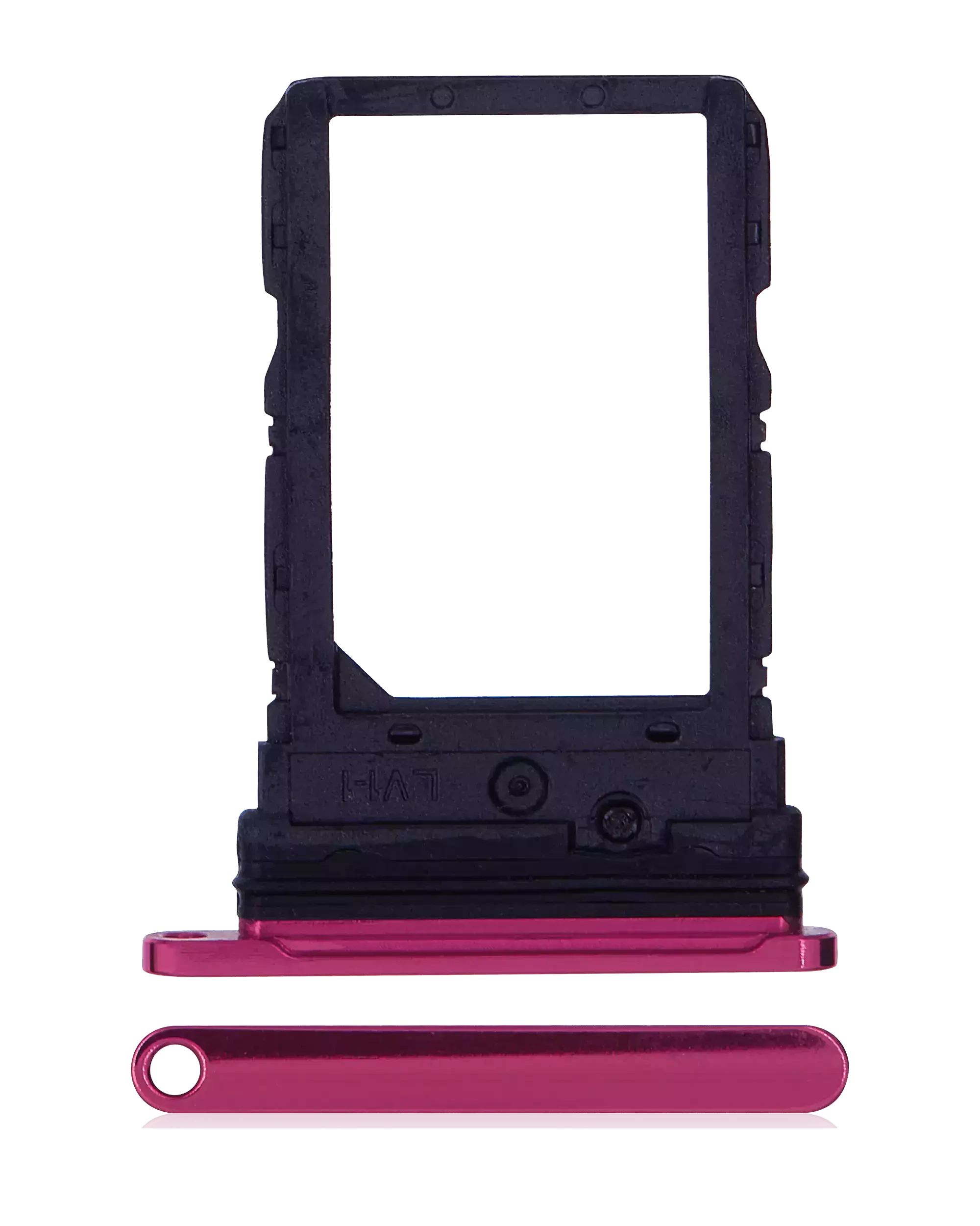 Carrellino SIM per Motorola Razr Plus / Razr 50 Ultra (XT2451 / 2024) / Razr Plus 2025 (XT2557 / 2025) (Service Pack) (Hot Rosa)
