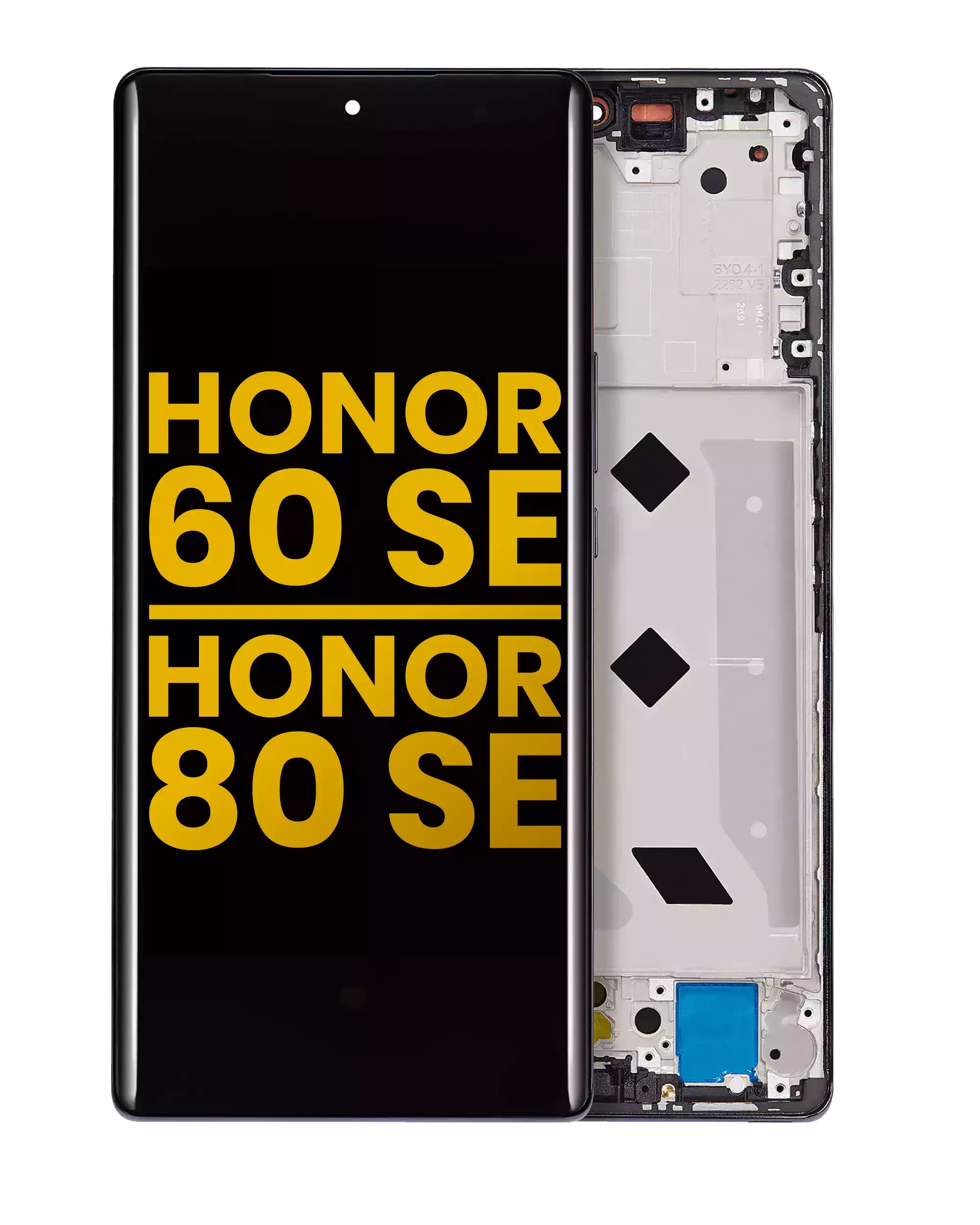 Display OLED completo con Frame per Honor 60 SE / 80 SE (Refurbished) (Nero)