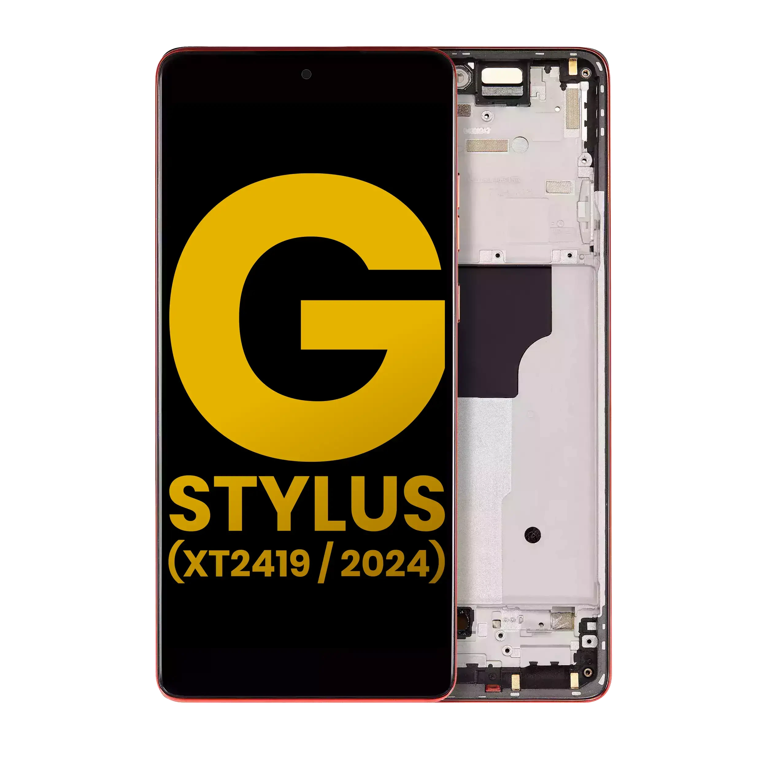 Display OLED completo con Frame per Motorola Moto G Stylus 5G (XT2419 / 2024) (Refurbished) (Scarlet Wave)