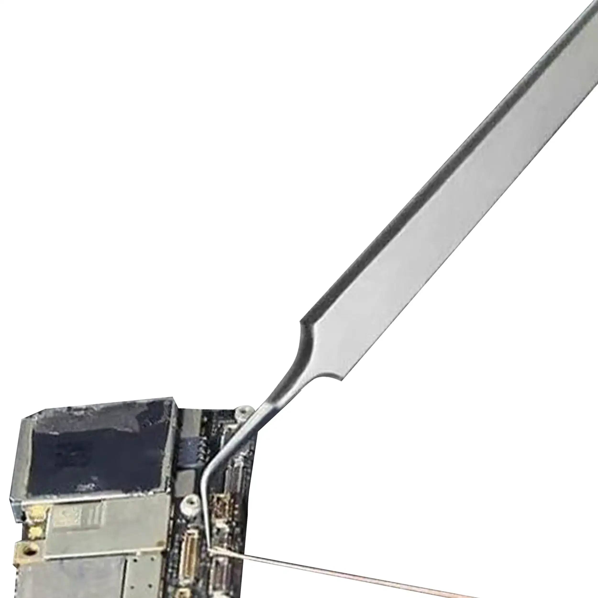 Micro Soldering Cuved Ultra-Fine Tip Tweezer (0.15mm) Non-Magnetic ESD Safe (PolarTronix)