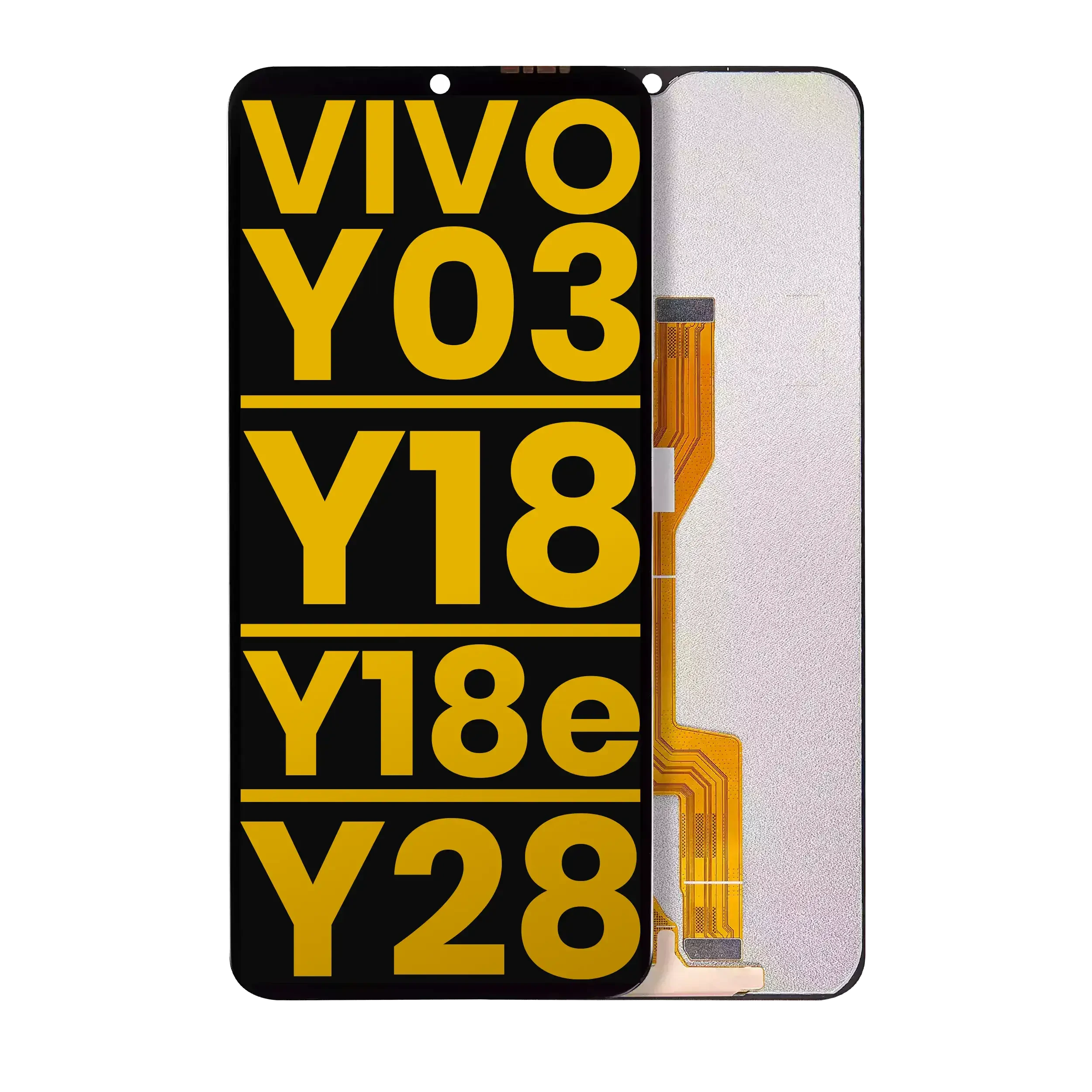 Display LCD completo senza Frame per Vivo Y03 / Y18 / Y18e / Y28 5G (Refurbished) (tutti i colori)