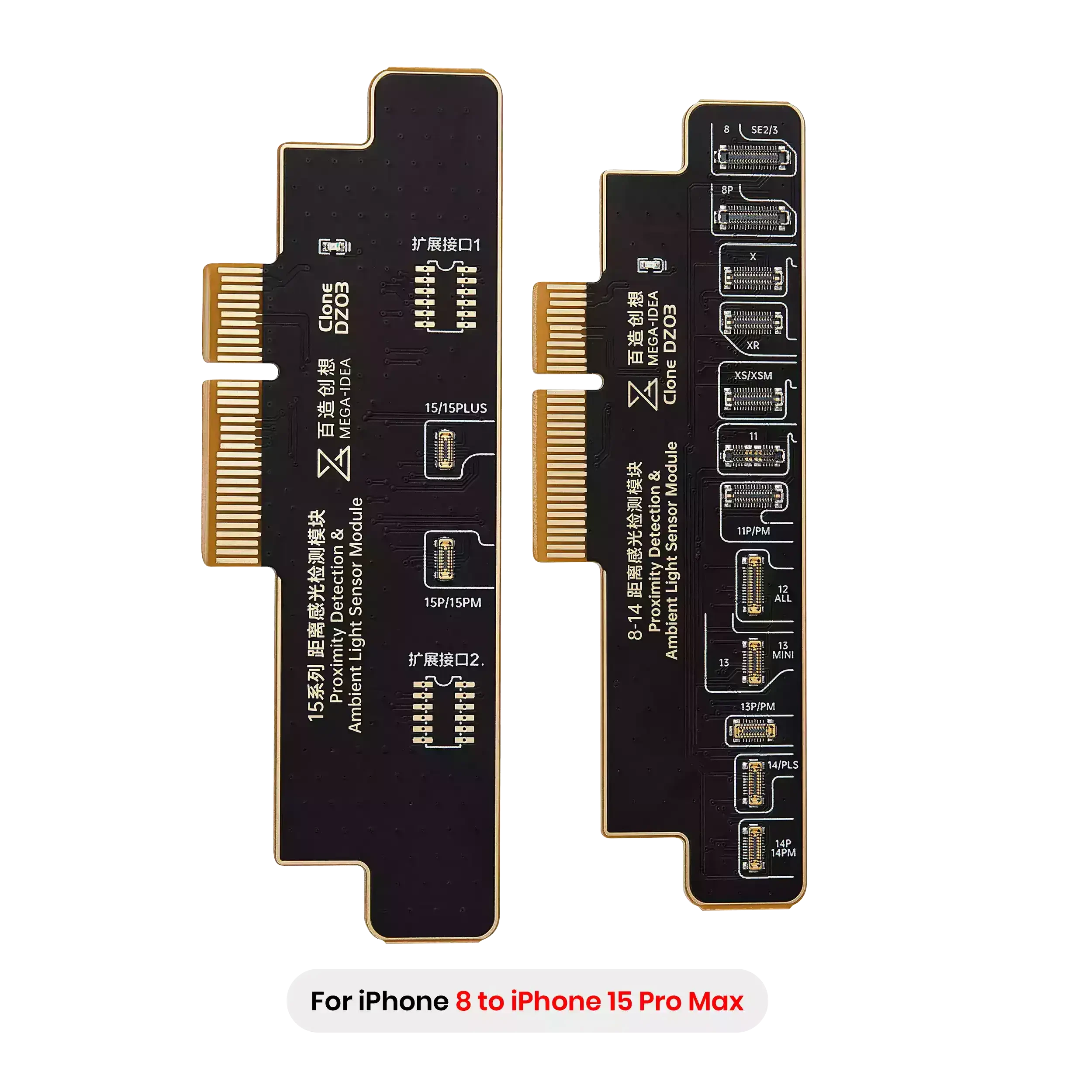 Clone-DZ03 Sensore prossimità Scheda per iPhone 8-15 Pro Max (Qianli)