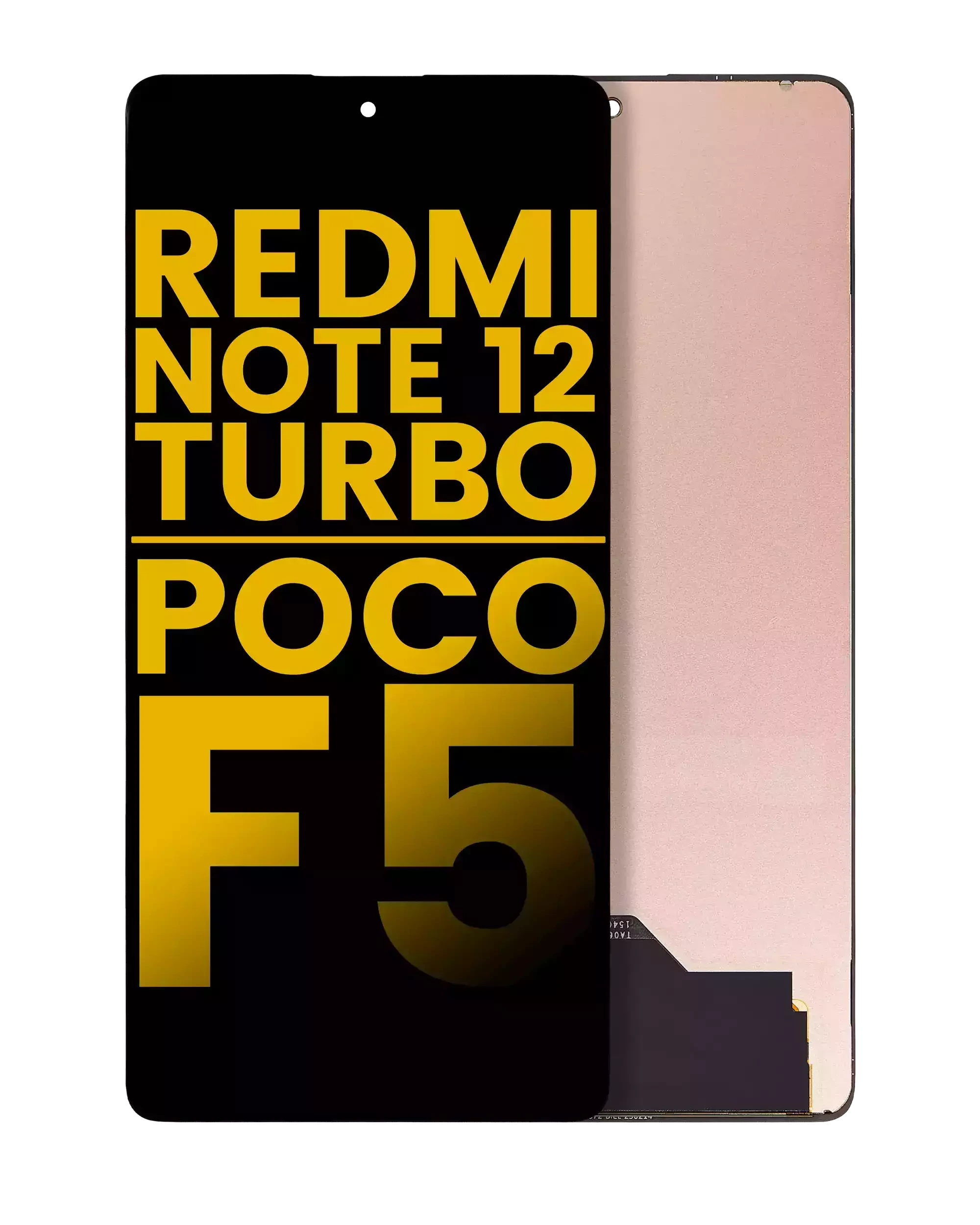 Display OLED completo senza Frame per Xiaomi Redmi Note 12 Turbo / Xiaomi Poco F5 (Refurbished) (tutti i colori)