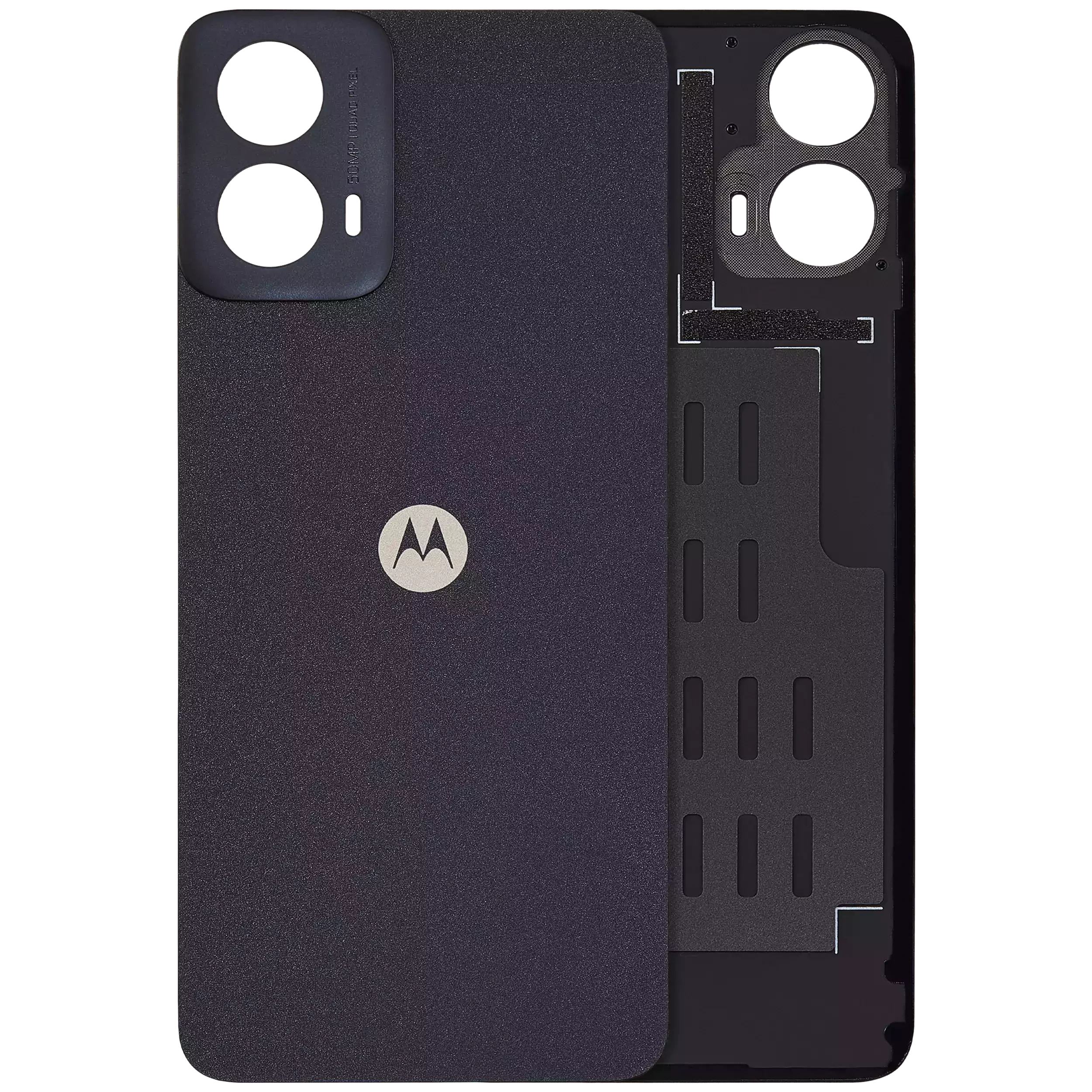 vetro cover posteriore per Motorola Moto G34 (XT2363 / 2023) (Service Pack) (Charcoal Nero)
