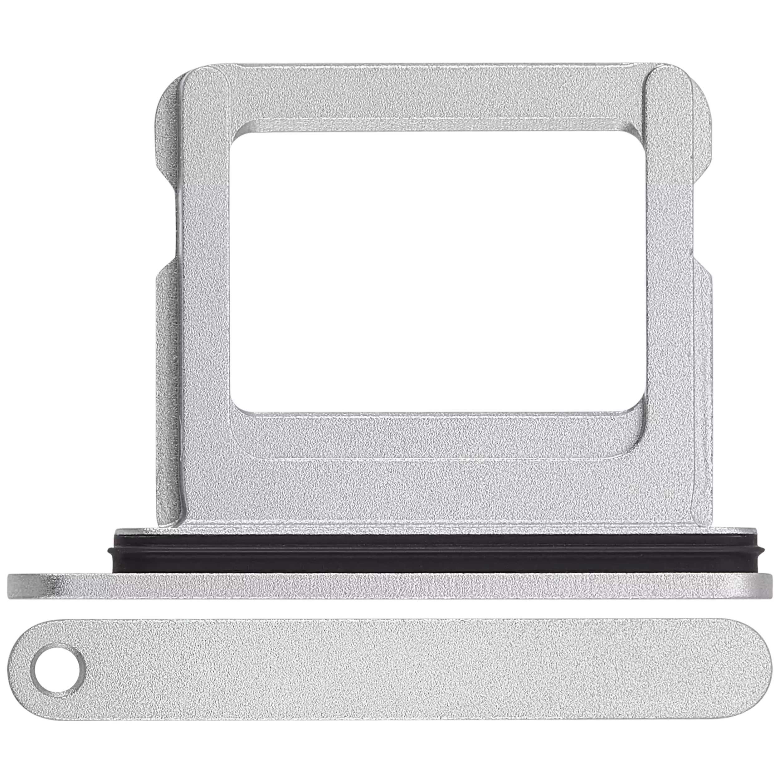 Carrellino SIM singola per iPhone 16 / 16 Plus (Bianco)