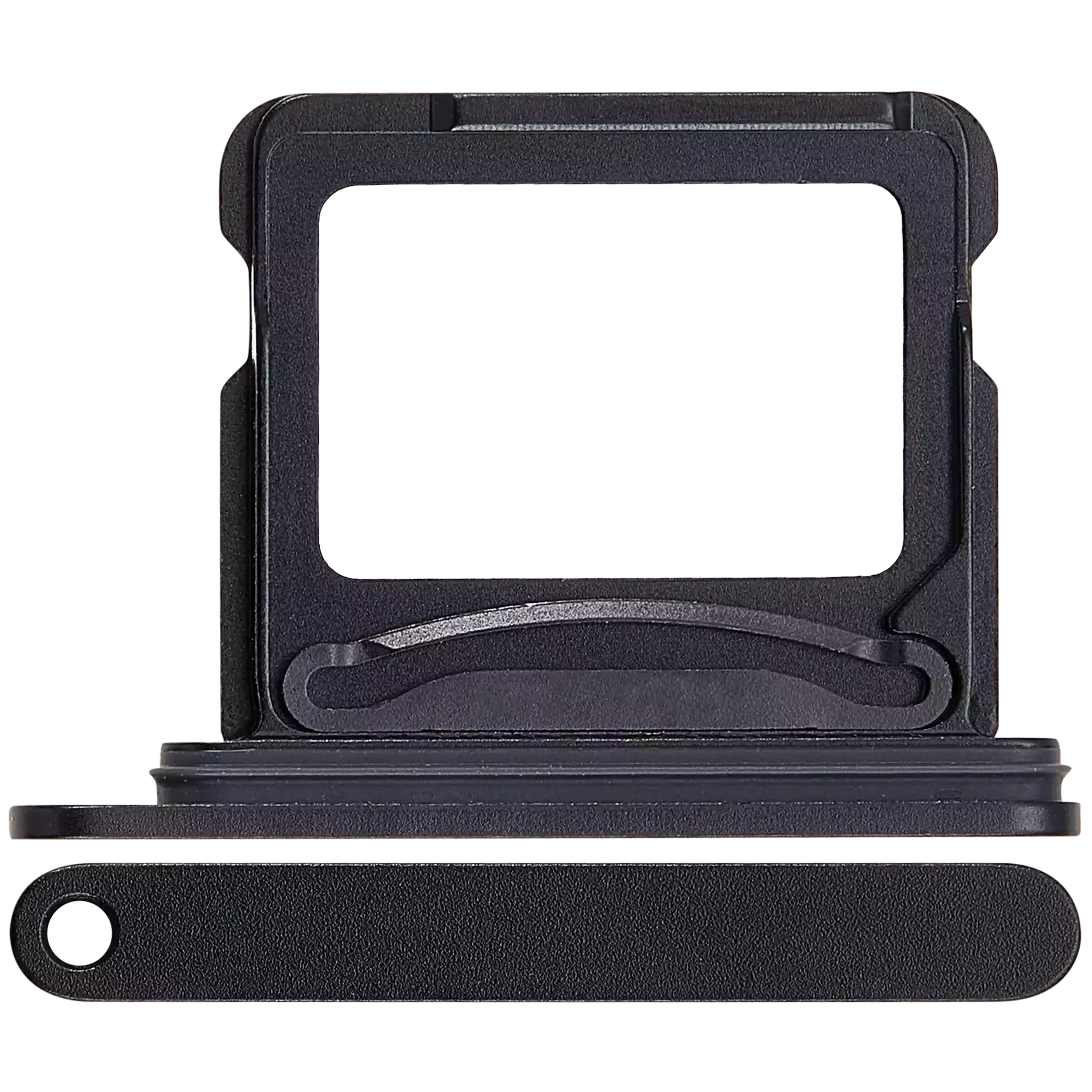 Carrellino doppia SIM per iPhone 16 / 16 Plus (Nero)