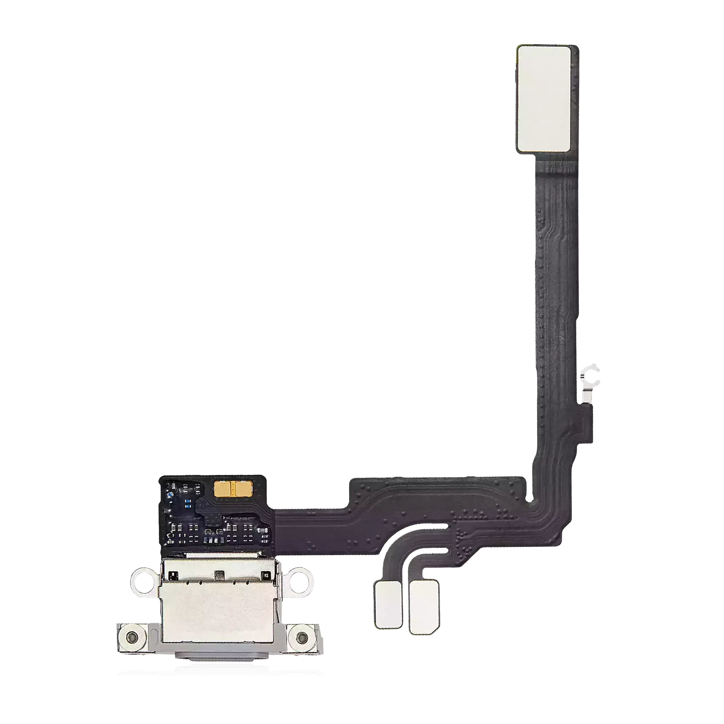 Flat connettore di ricarica per iPhone 16 Pro (Premium) (Titanio bianco)