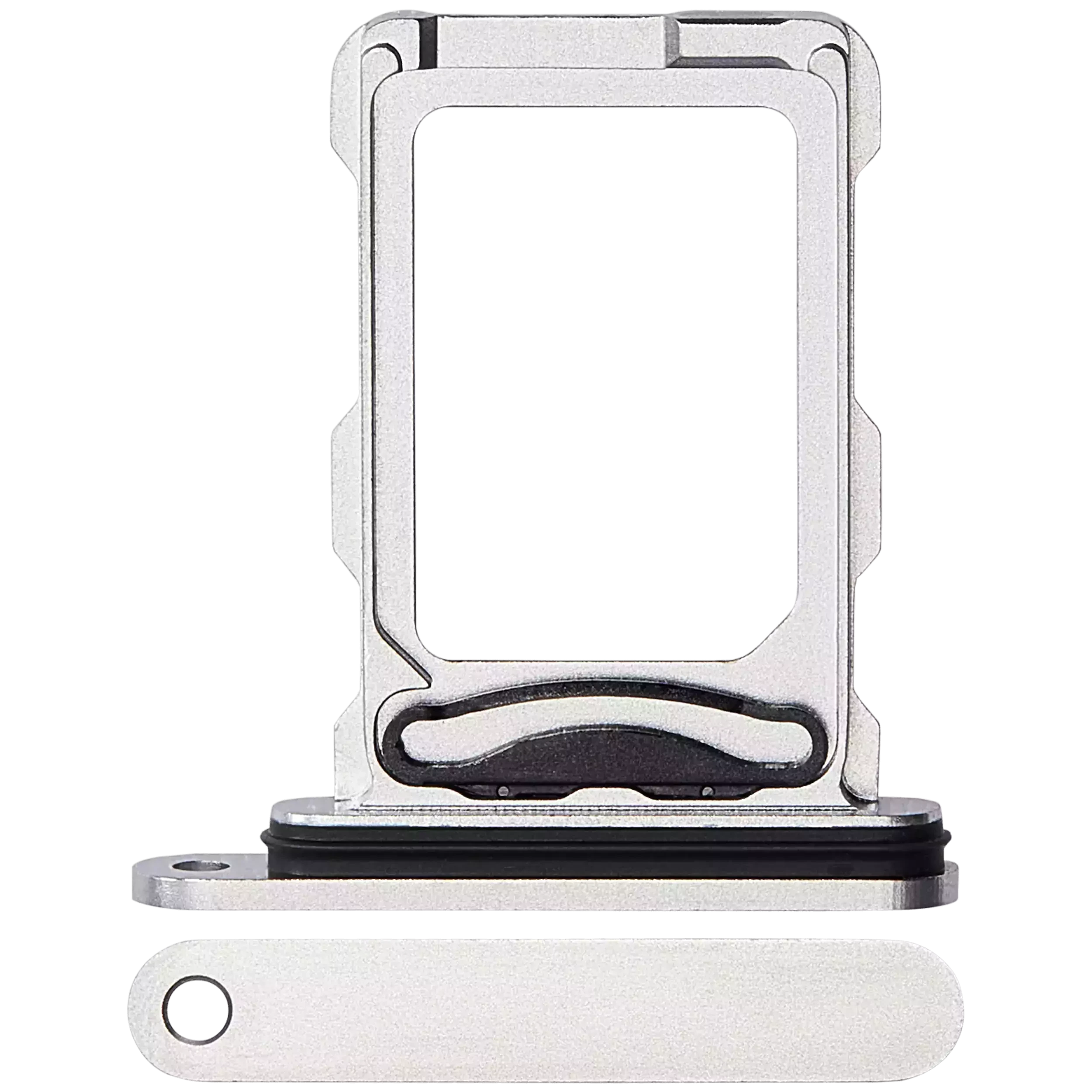 Carrellino doppia SIM per iPhone 16 Pro / 16 Pro Max (Titanio bianco)