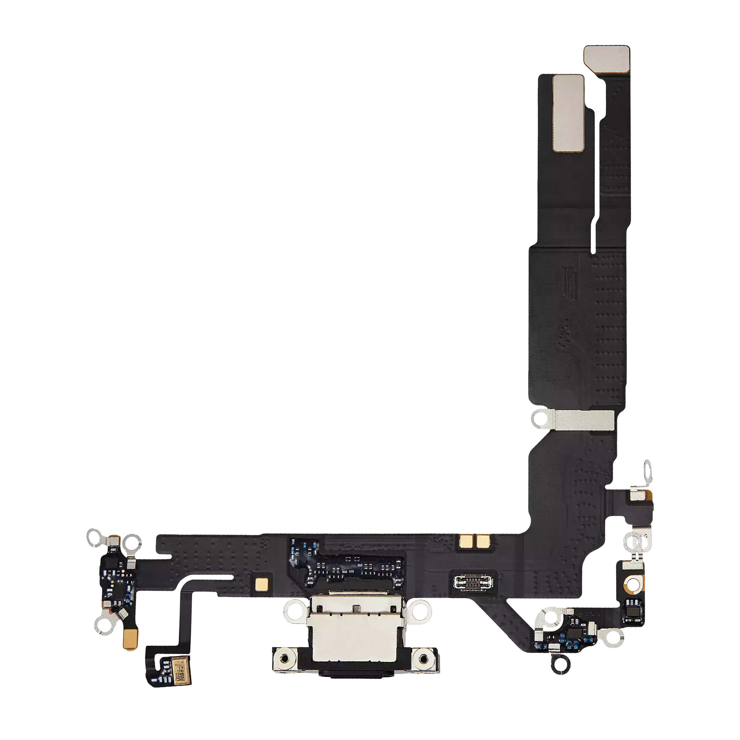 Flat connettore di ricarica per iPhone 16 (Premium) (Nero)