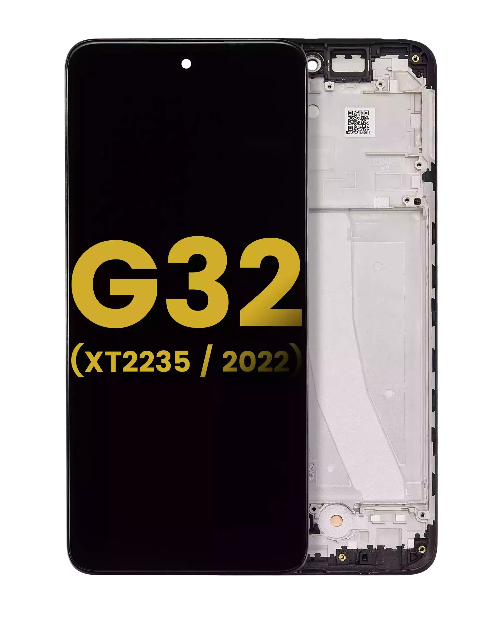 Display LCD completo con Frame per Motorola Moto G32 (XT2235 / 2022) (Refurbished) (tutti i colori)