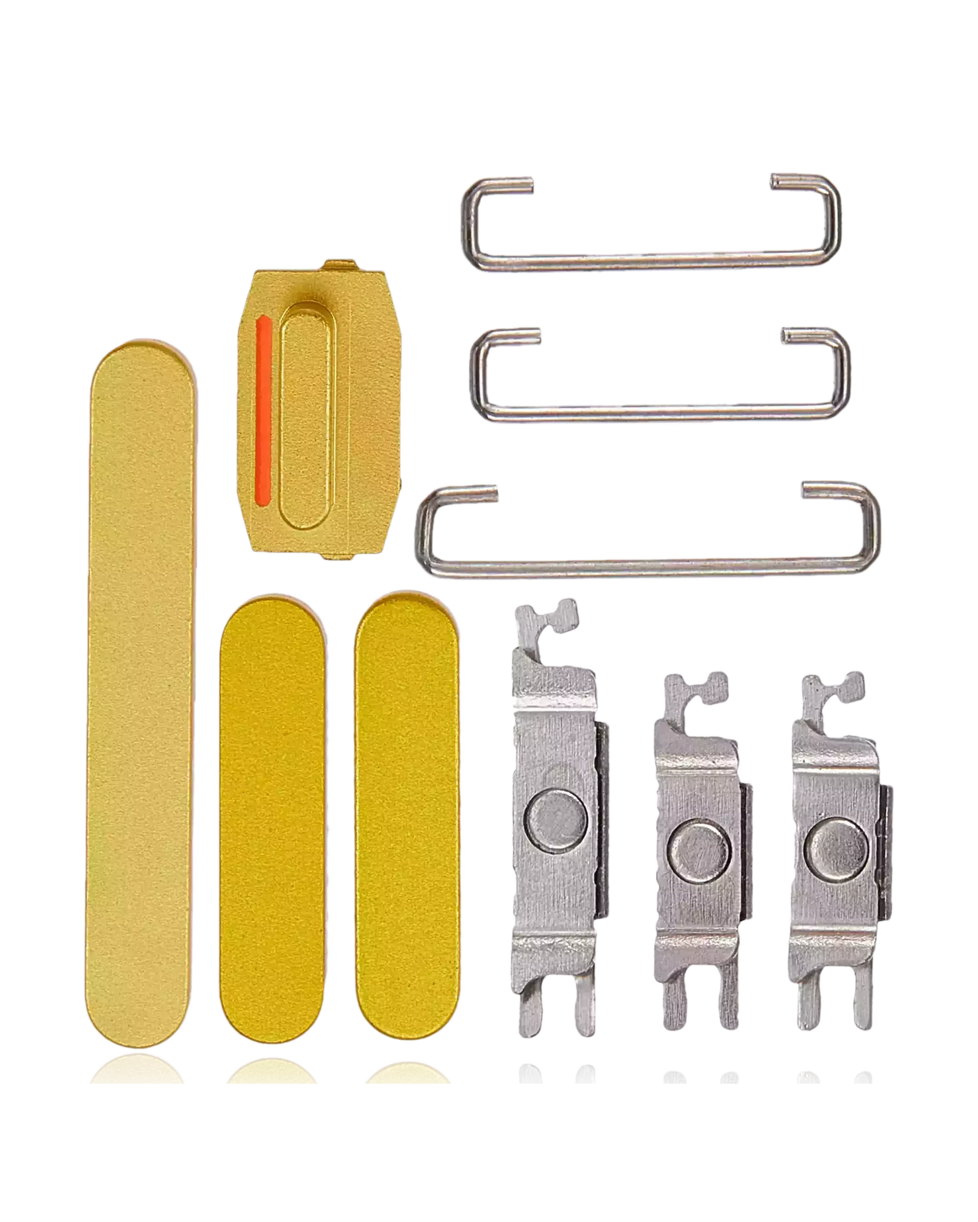 Hard Buttons (Accensione / Volume / switch) per iPhone 14 / 14 Plus (Giallo)