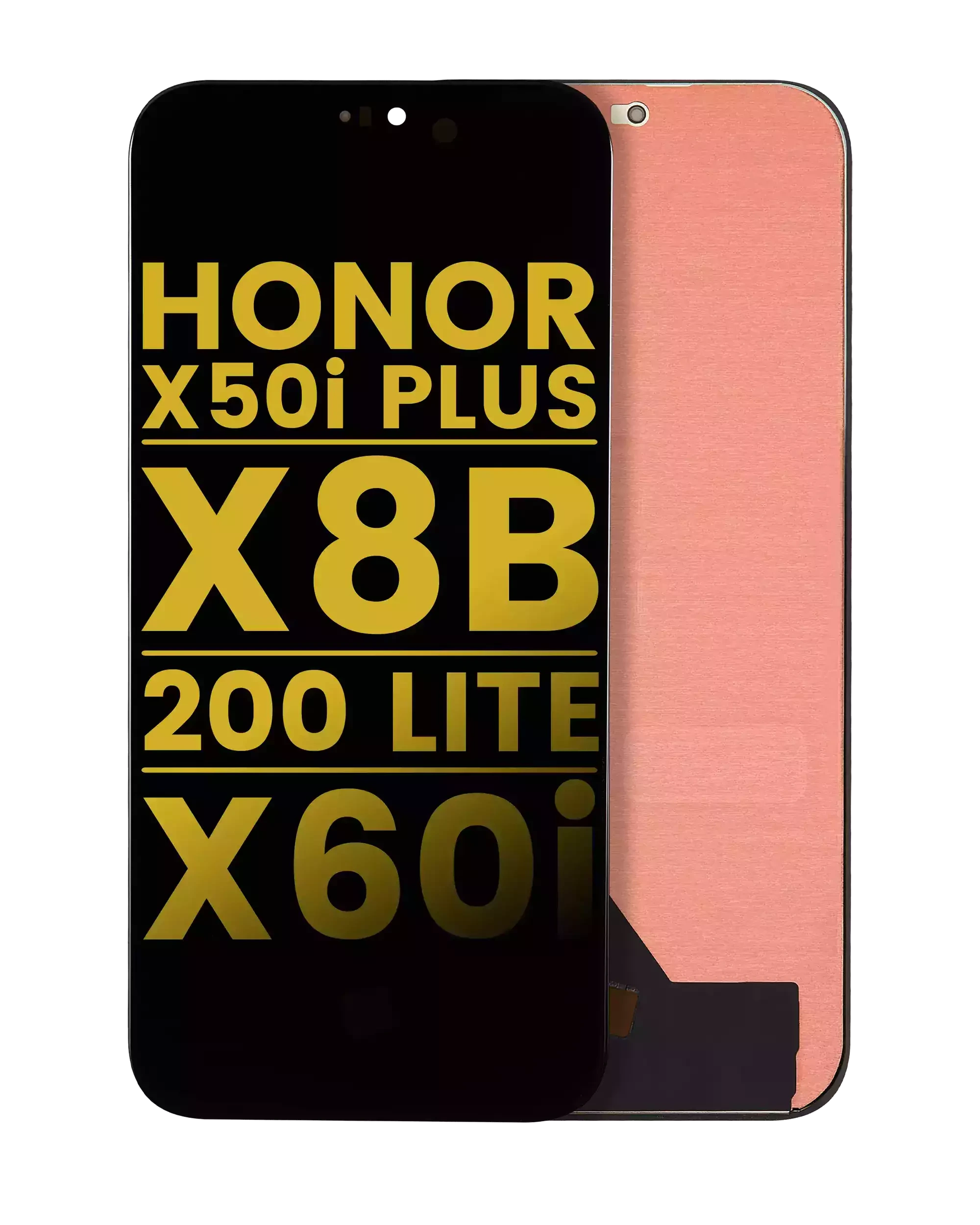 Display OLED completo senza Frame per Honor X50i Plus / X8B / X8C /200 lite / PIay 8T Pro / PIay 9T Pro / X60i (Refurbished) (tutti i colori)
