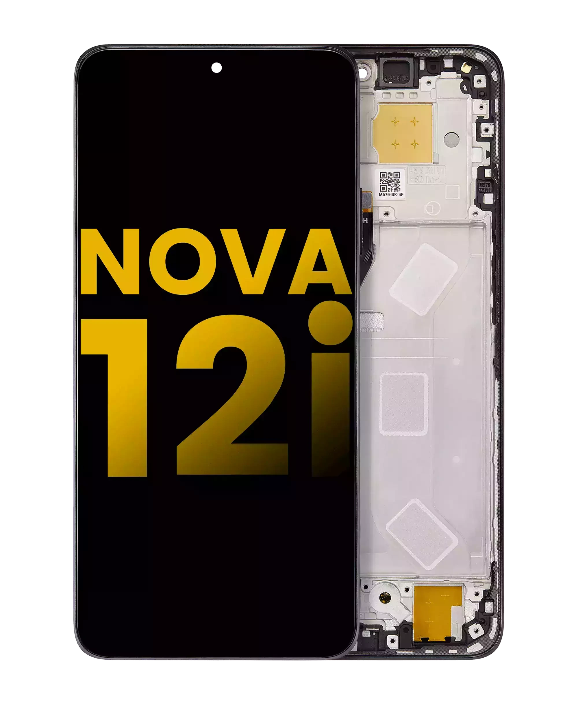 Display LCD completo con Frame per Huawei Nova 12i (Refurbished) (Nero)