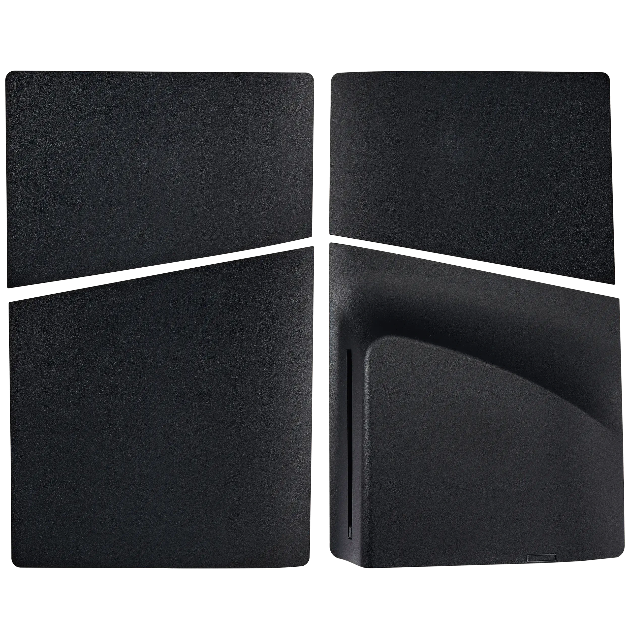 Faceplate Cover (Top e Bottom) per Sony PlayStation 5 Slim Disc Edition (Nero)