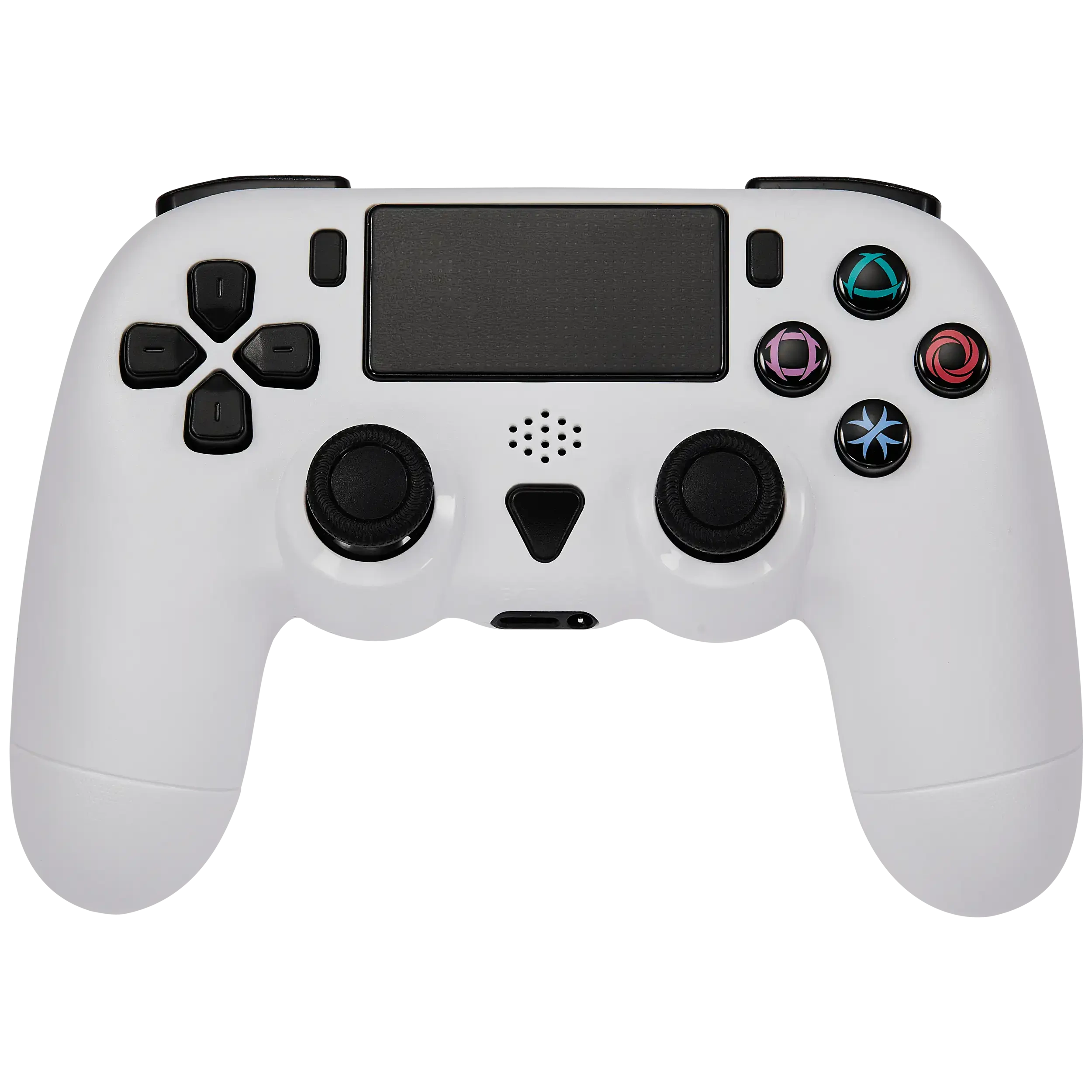 Wireless Bluetooth Controller per PlayStation 4 (Bianco) (DOBE)