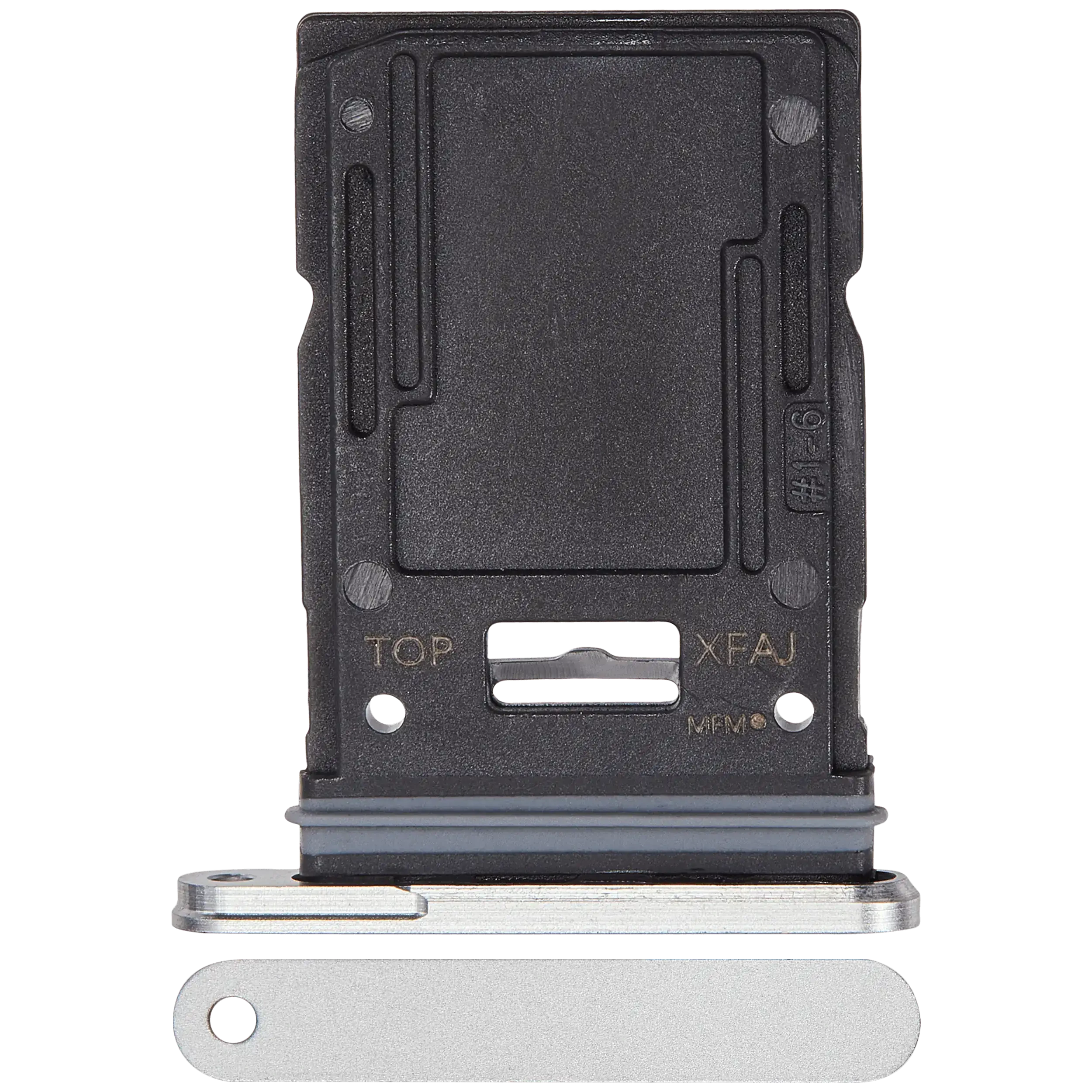 Micro SD Carrellino SIM per Samsung Galaxy Tab S9 FE Plus (X610) (solo WiFi) (2023) (Argento)