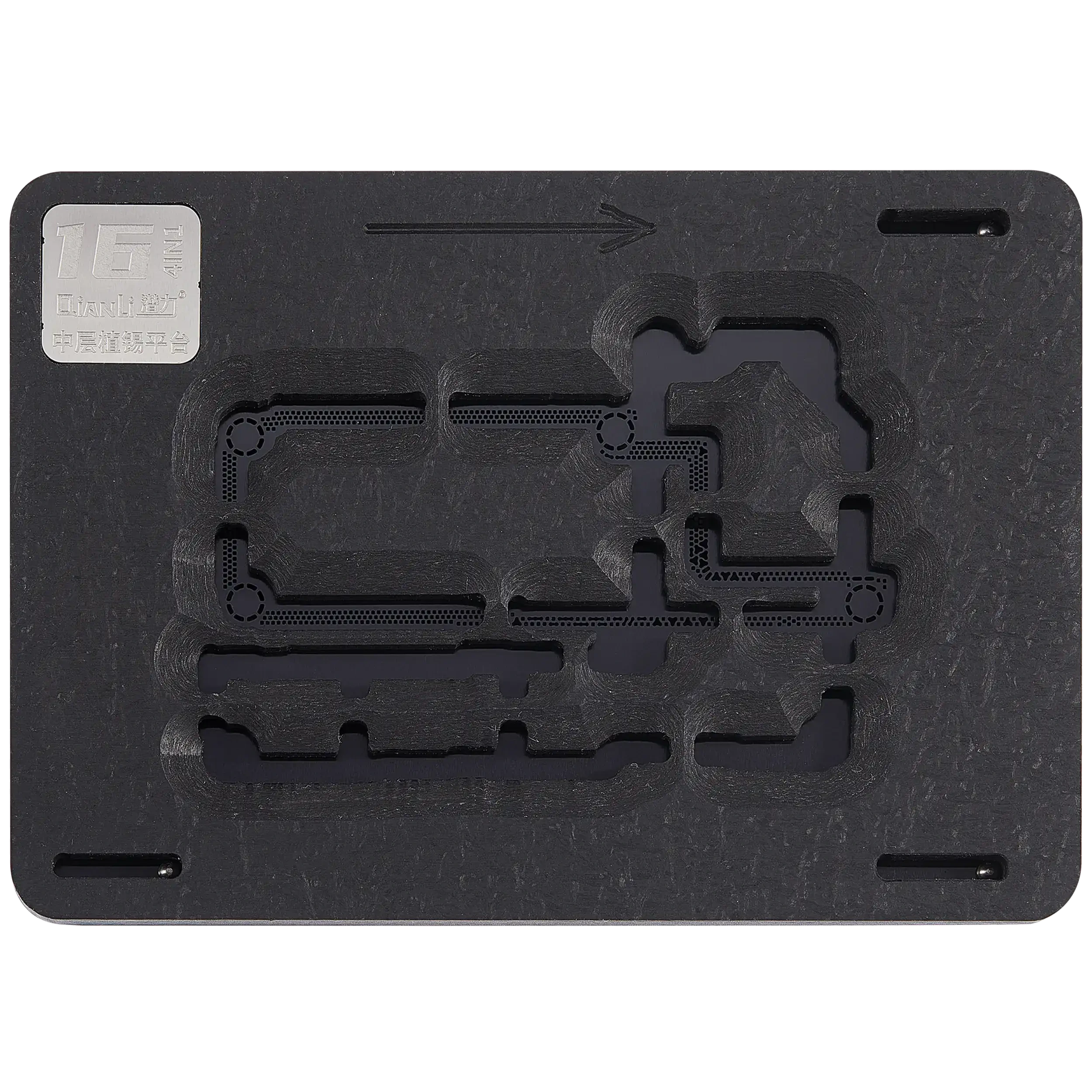 4 in 1 Frame centrale Reballing Platform per iPhone 16 / 16 Plus / 16 Pro / 16 Pro Max (Qianli)