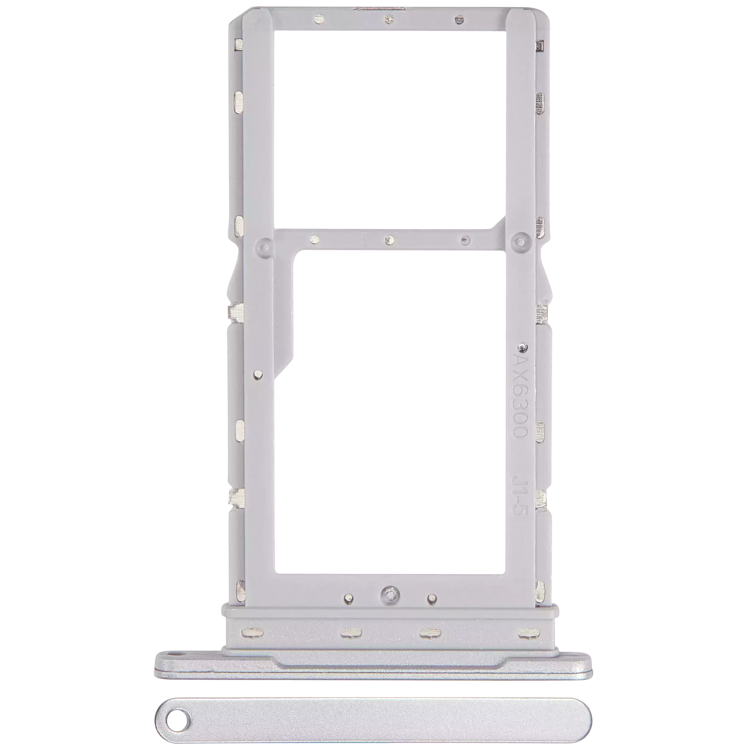Carrellino doppia SIM per Samsung Galaxy Tab A8 10.5" (X205 / 2021) (Argento)