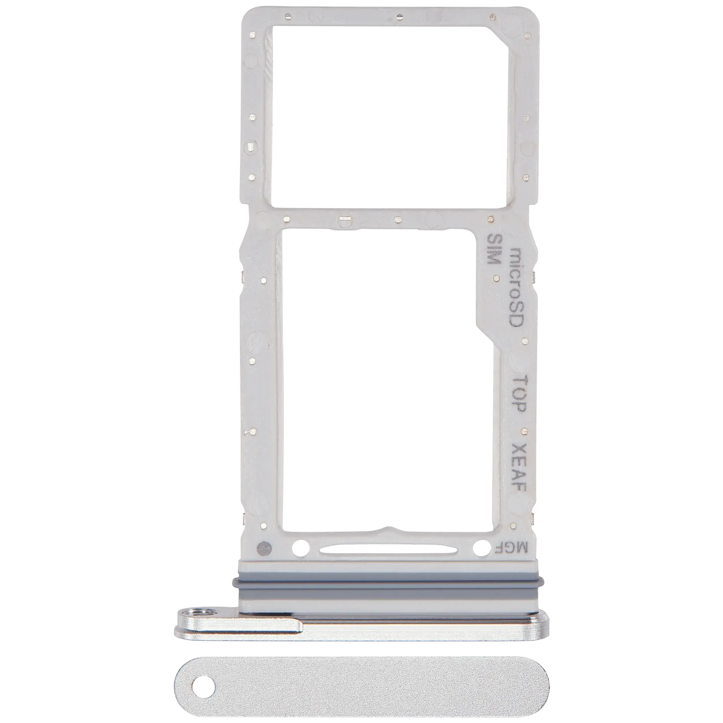 Carrellino doppia SIM per Samsung Galaxy Tab S9 FE 10.9" (X516) (2023) (Argento)