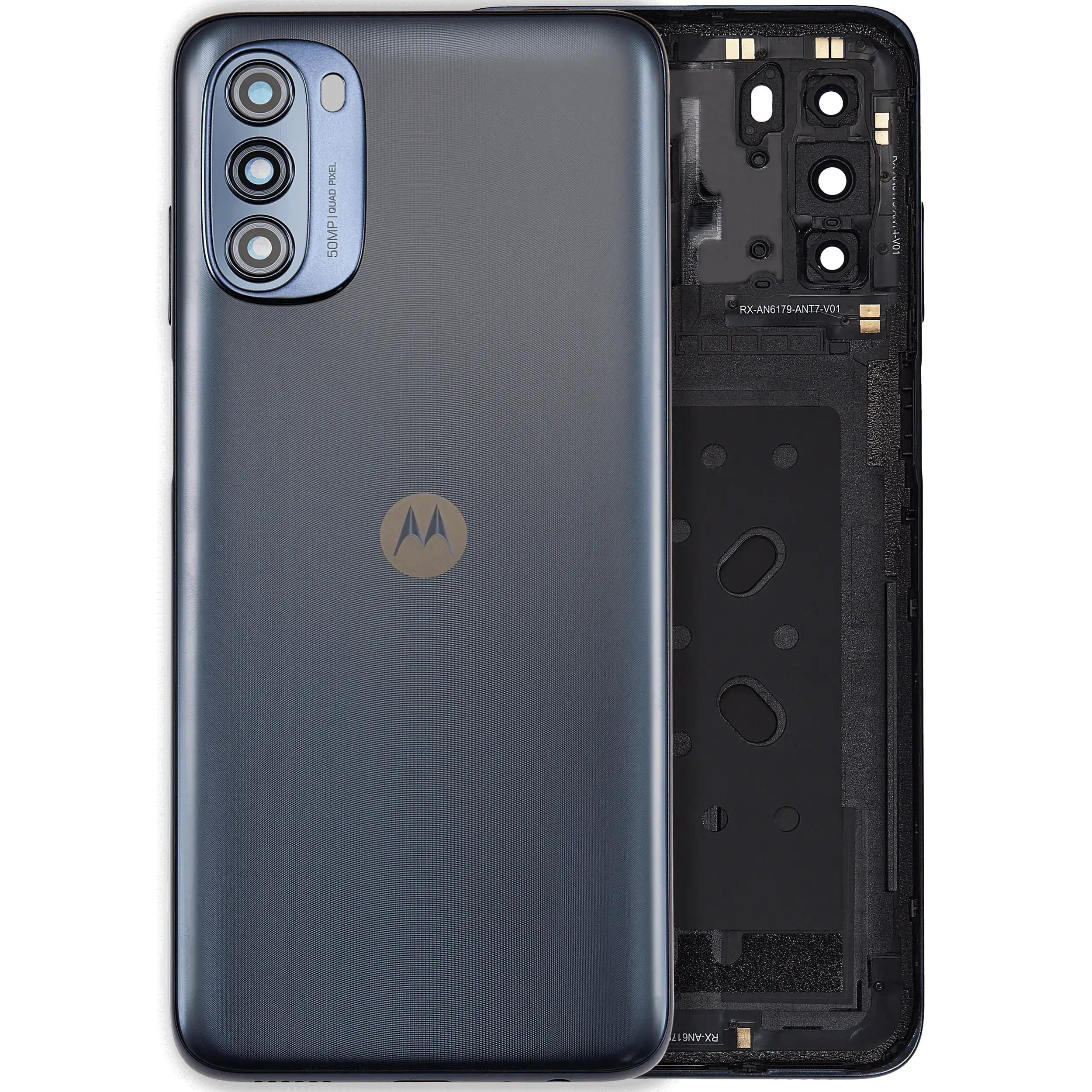 Cover posteriore per Motorola Moto G 5G (XT2213 / 2022) (Moonlight Grigio) (Service Pack)