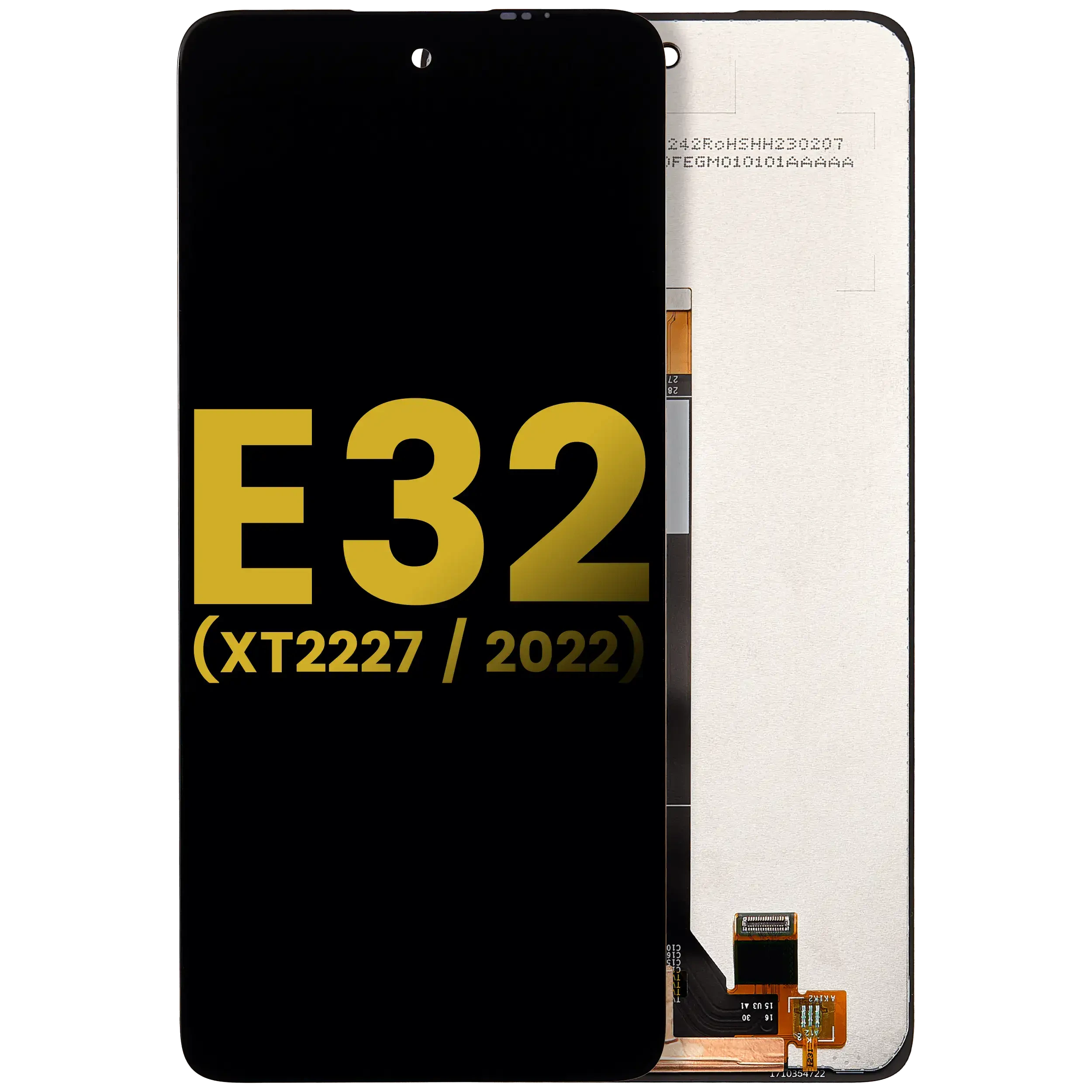 Display LCD completo senza Frame per Motorola Moto E32 (XT2227 / 2022) (Refurbished) (tutti i colori)