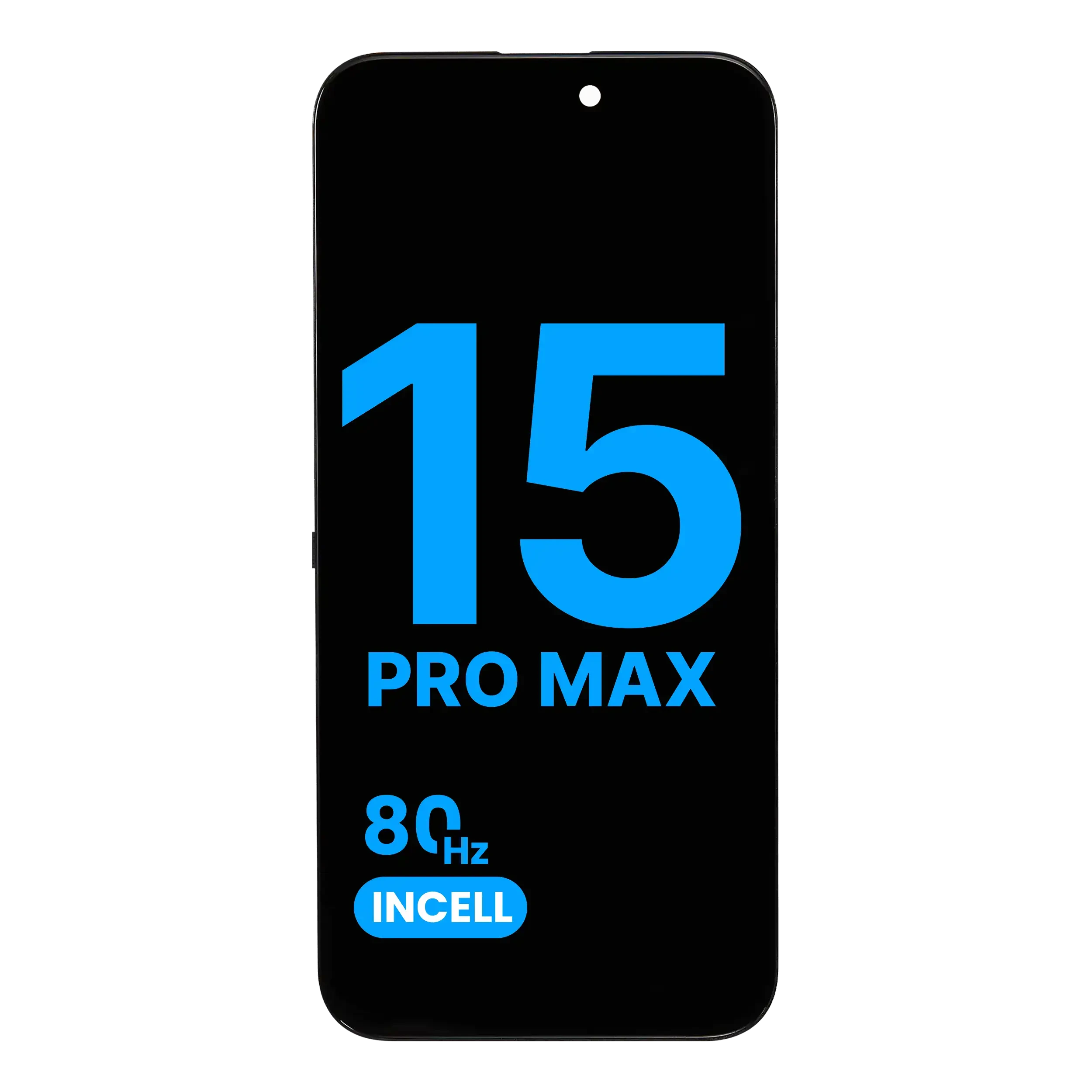 Display LCD completo compatibile per iPhone 15 Pro Max (80HZ)