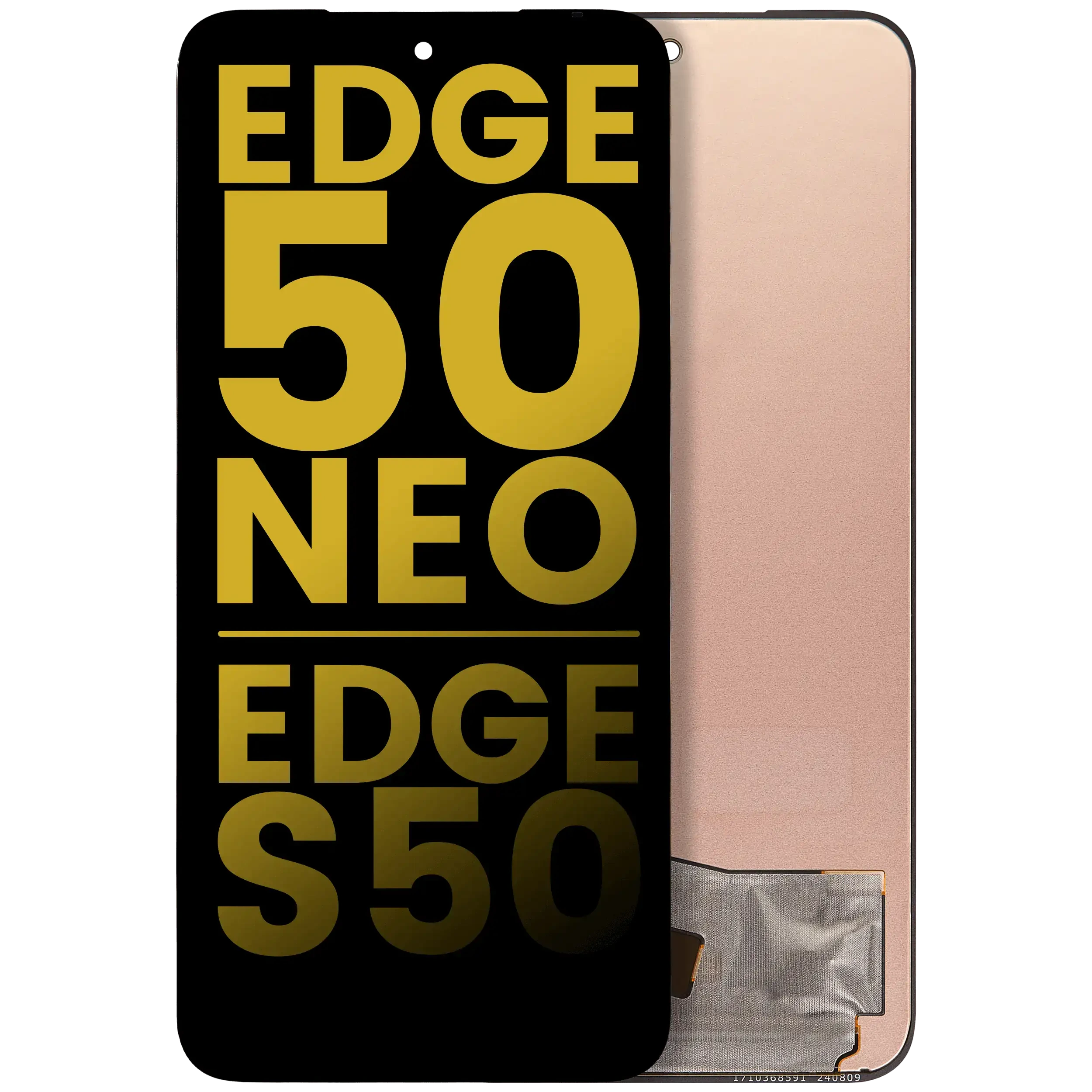 Display OLED completo senza Frame per Motorola Moto Edge 50 Neo (XT2409-3 / 2024) / Edge S50 (XT2409-5 / 2024)/Edge 60 Neo (XT2509-1 / 2025) (Refurbished) (tutti i colori)