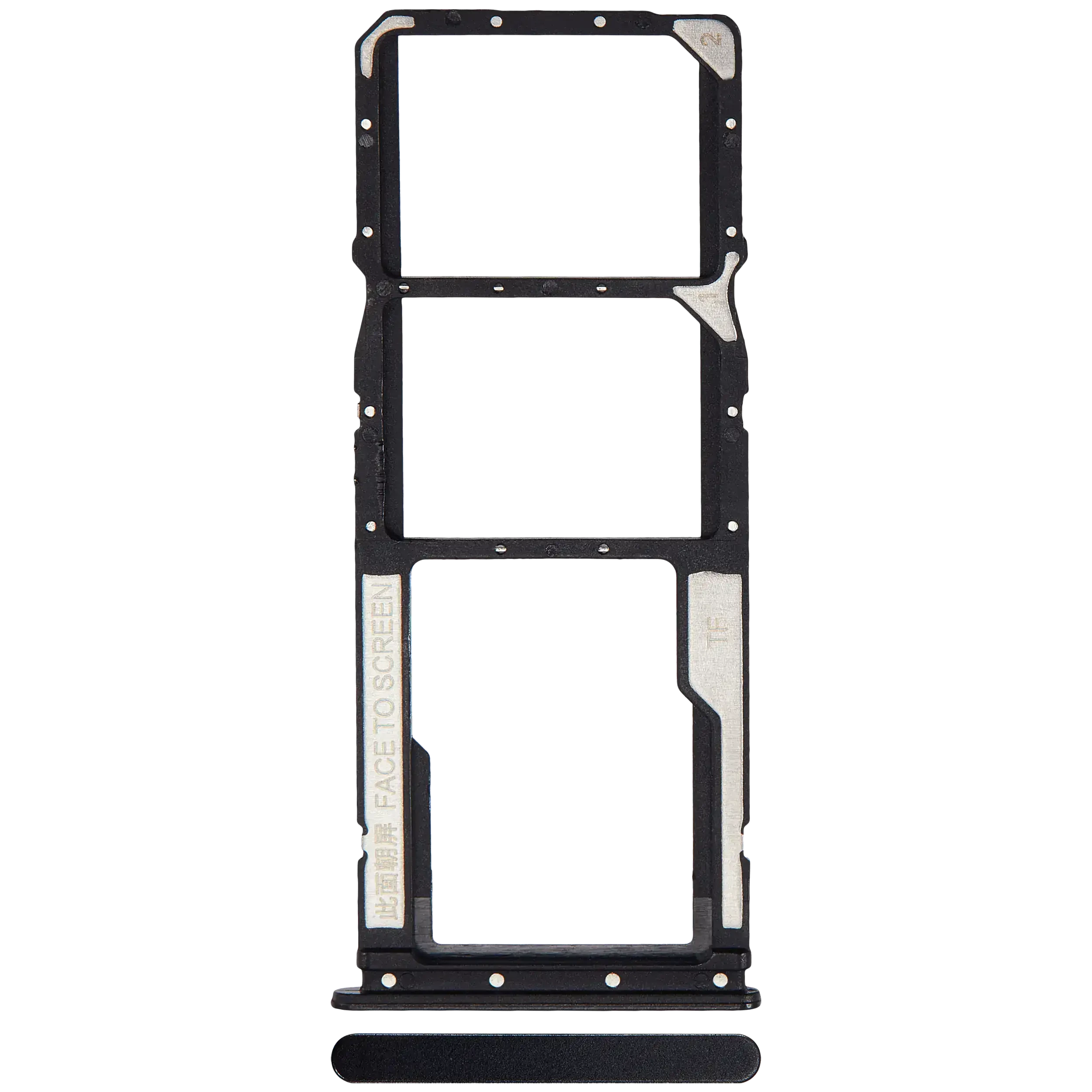 Carrellino SIM per Xiaomi Redmi 11 Prime 4G (Flashy Nero)