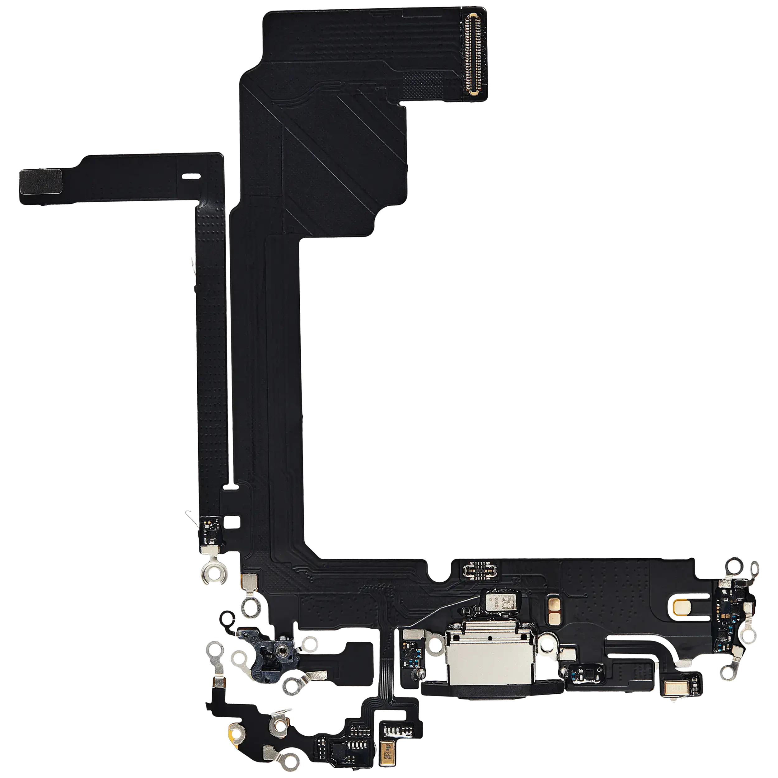 Flat connettore di ricarica per iPhone 15 Pro Max (Aftermarket Plus) (Titanio nero)