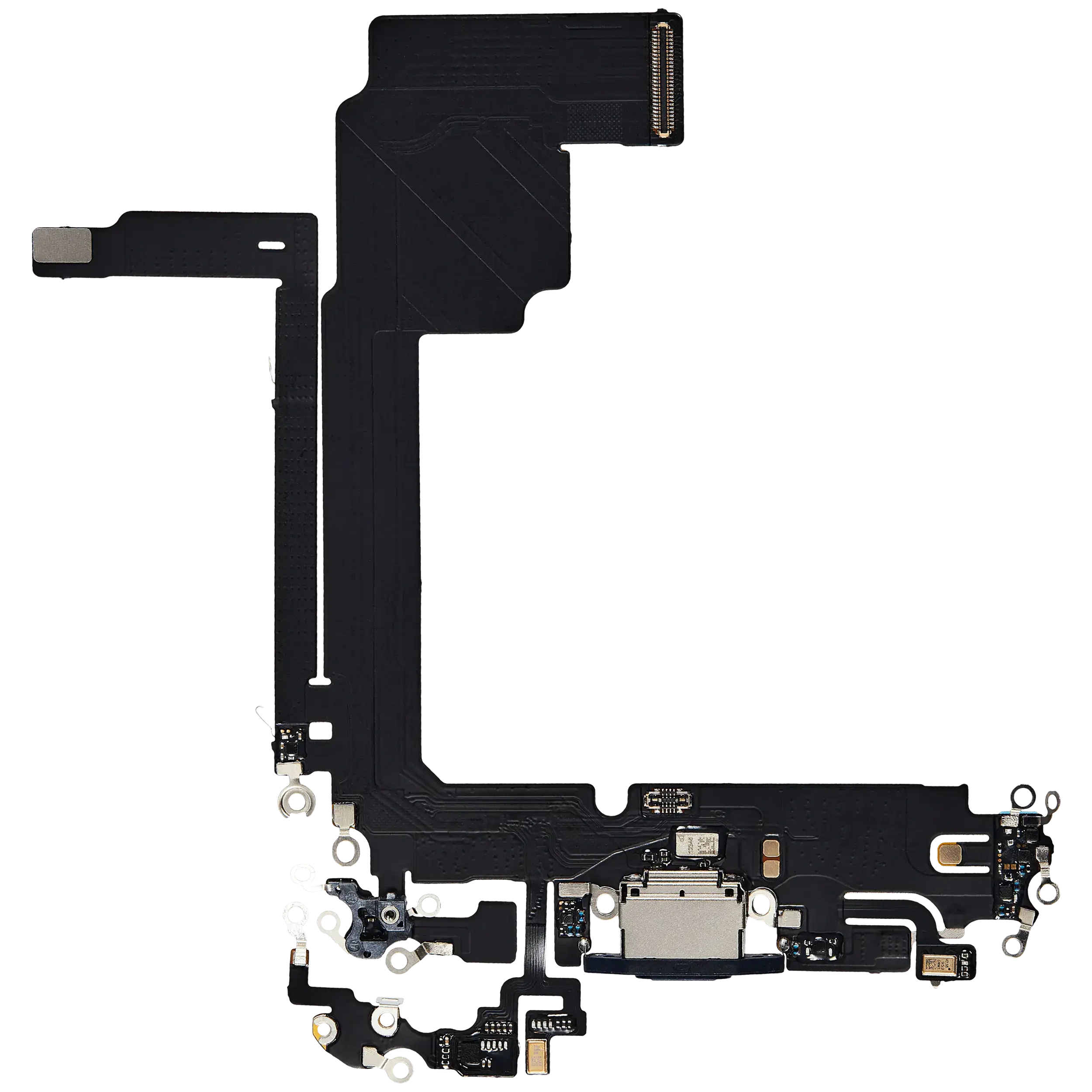 Flat connettore di ricarica per iPhone 15 Pro Max (Aftermarket Plus) (Titanio blu)