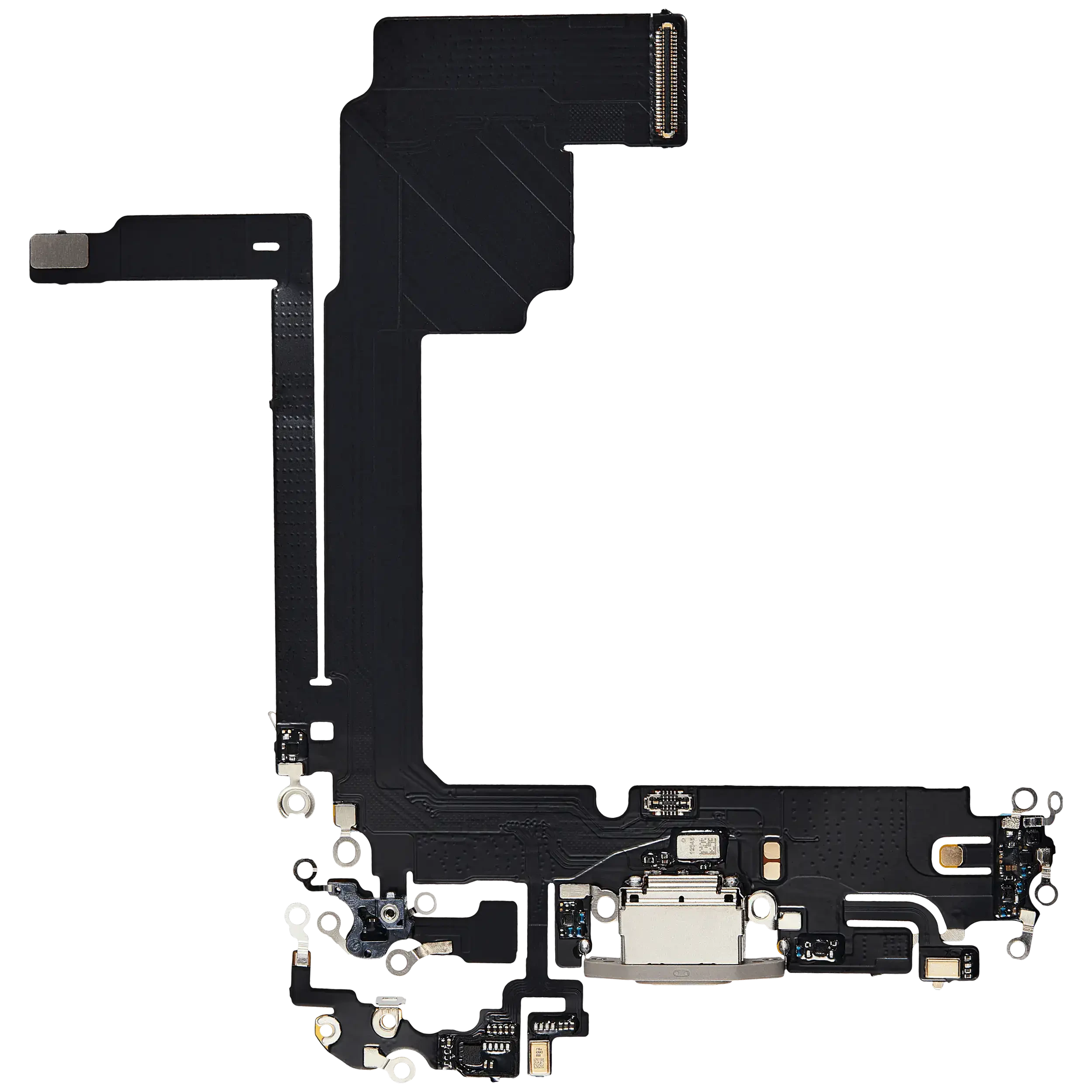 Flat connettore di ricarica per iPhone 15 Pro Max (Aftermarket Plus) (Titanio naturale)