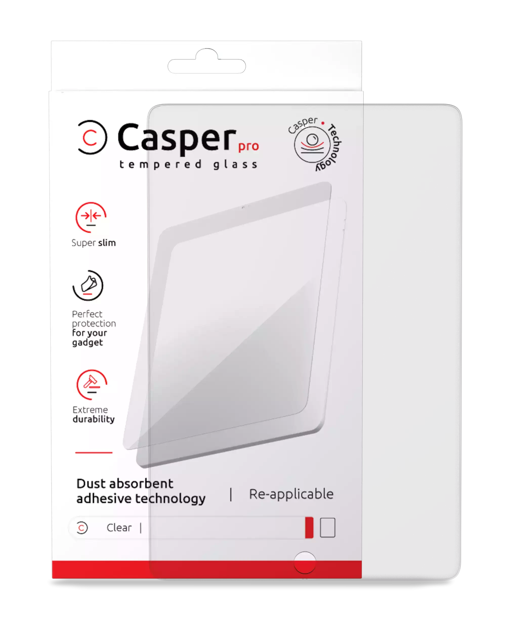 Casper Pro Vetro temperato per iPad Mini 1 / iPad Mini 2 / iPad Mini 3 (100 pezzi) (Matte)