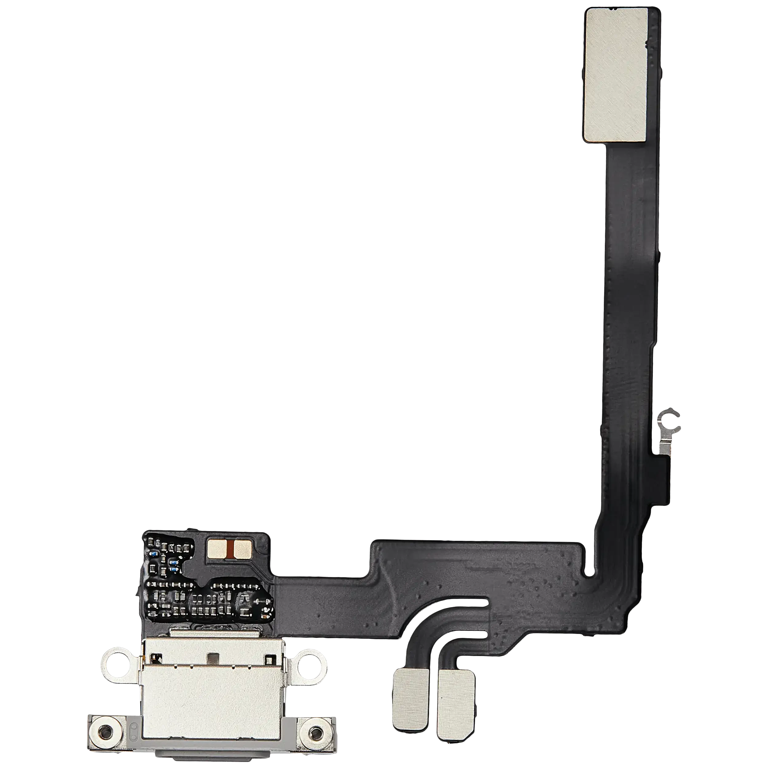 Flat connettore di ricarica per iPhone 16 Pro (Aftermarket Plus) (Titanio bianco)
