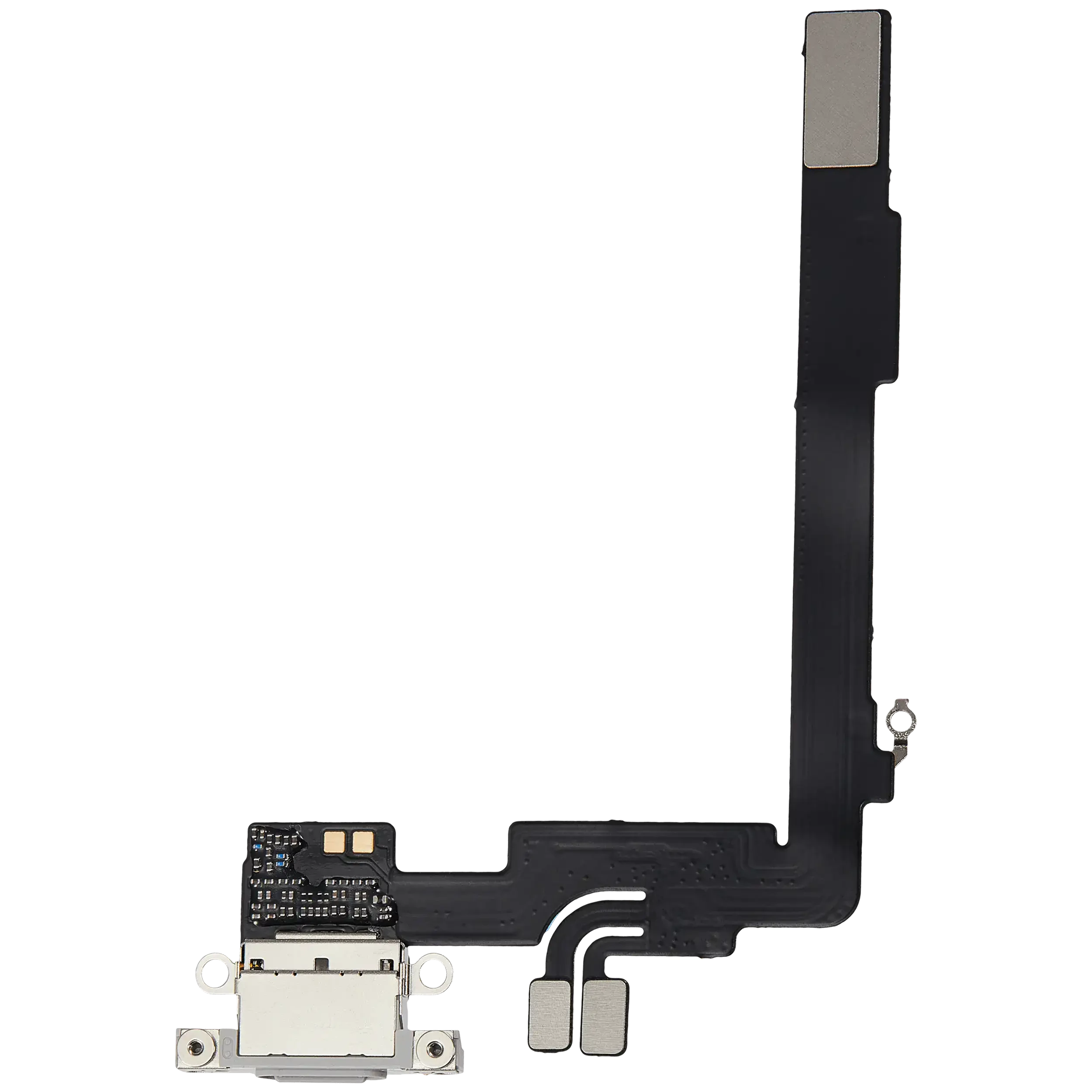 Flat connettore di ricarica per iPhone 16 Pro Max (Aftermarket Plus) (Titanio bianco)
