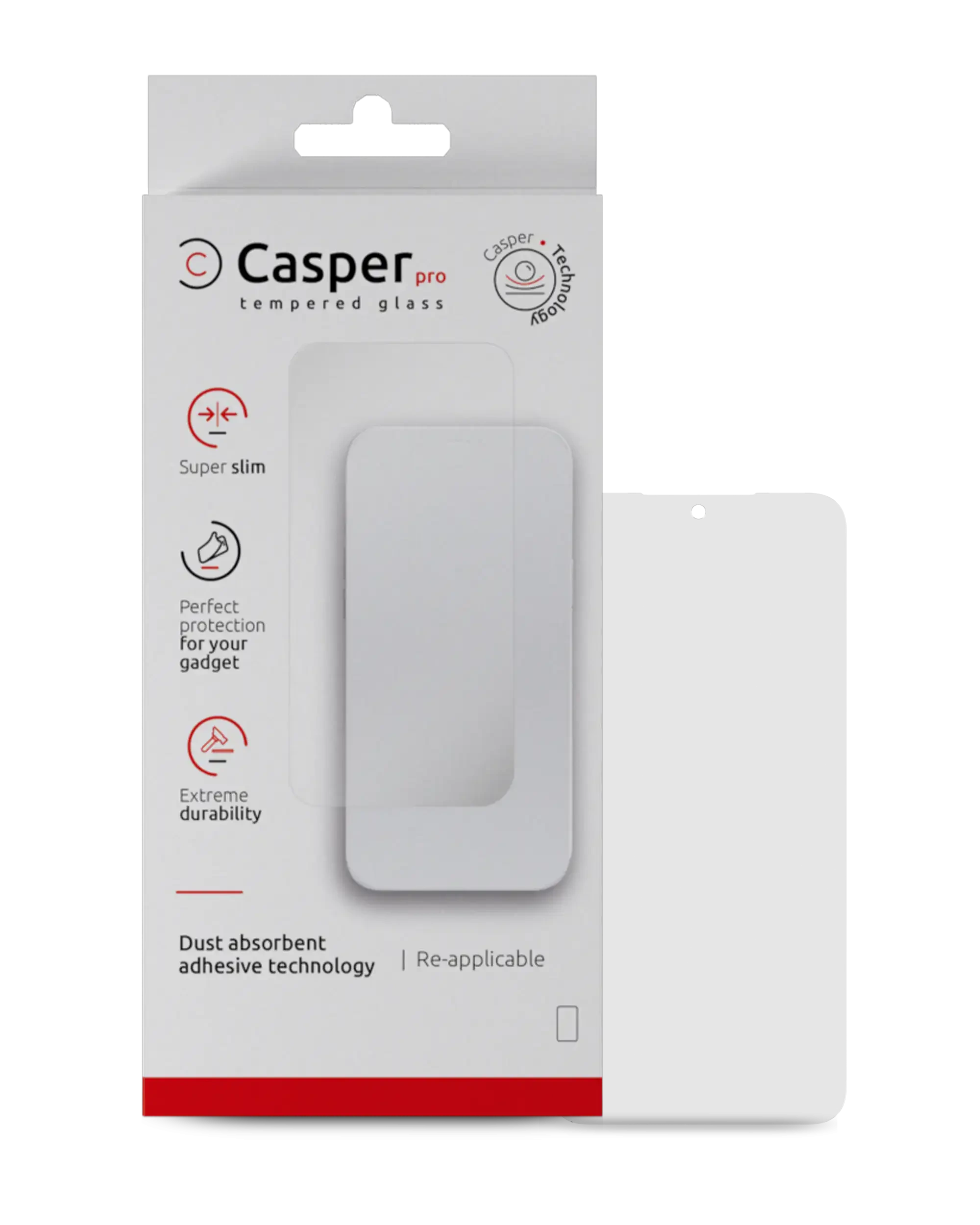 Casper Pro Vetro temperato per Google Pixel 8 (confezione retail) (Trasparente)