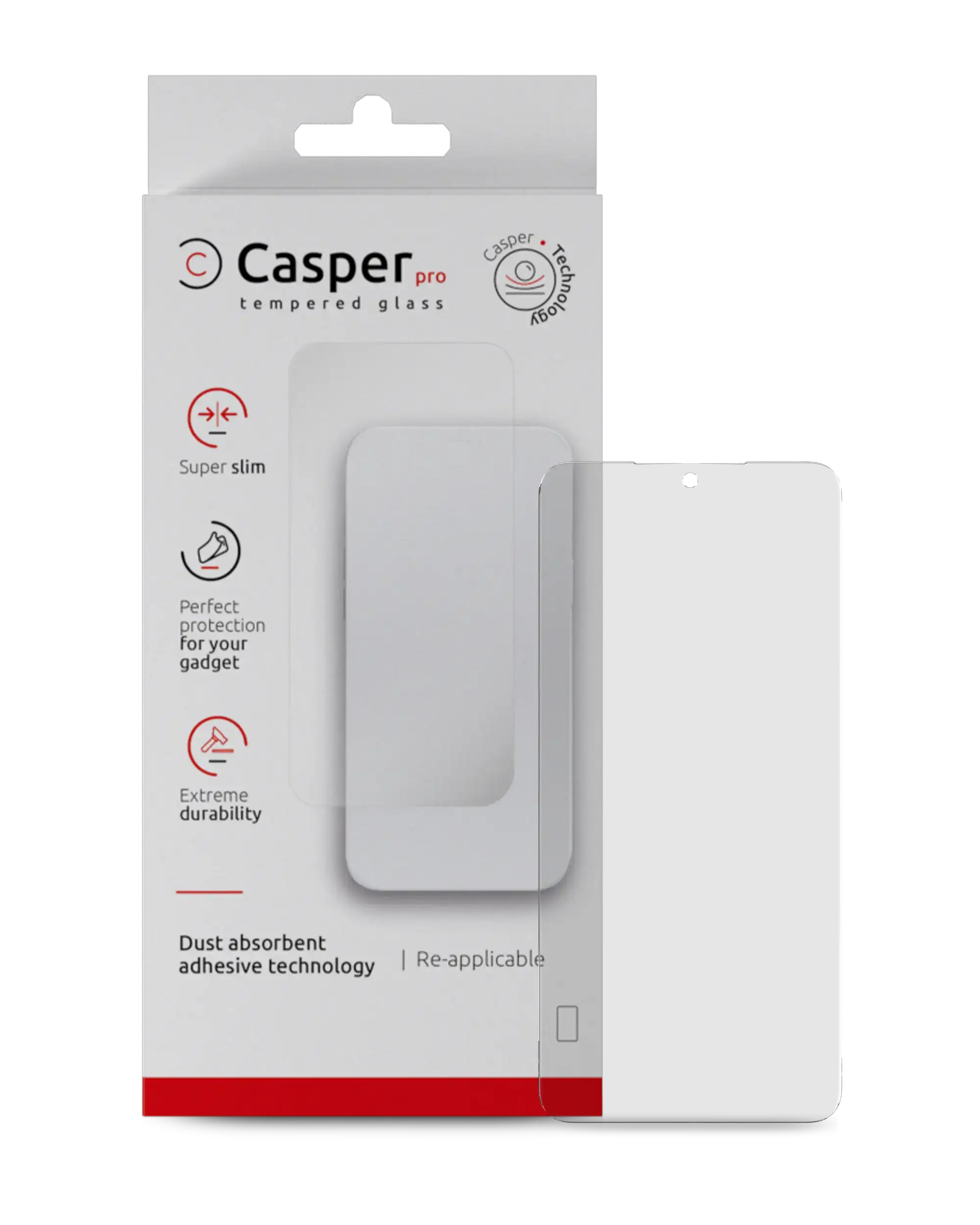 Casper Pro Vetro temperato per Google Pixel 8 Pro (confezione retail) (Trasparente)