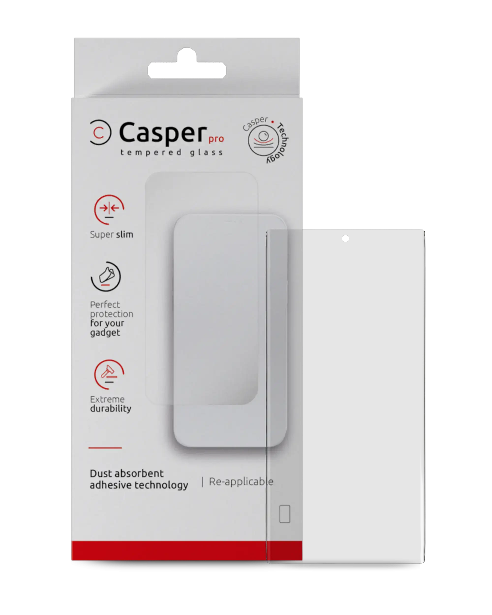 Casper Pro Vetro temperato per Google Pixel 6 (confezione retail) (Trasparente)