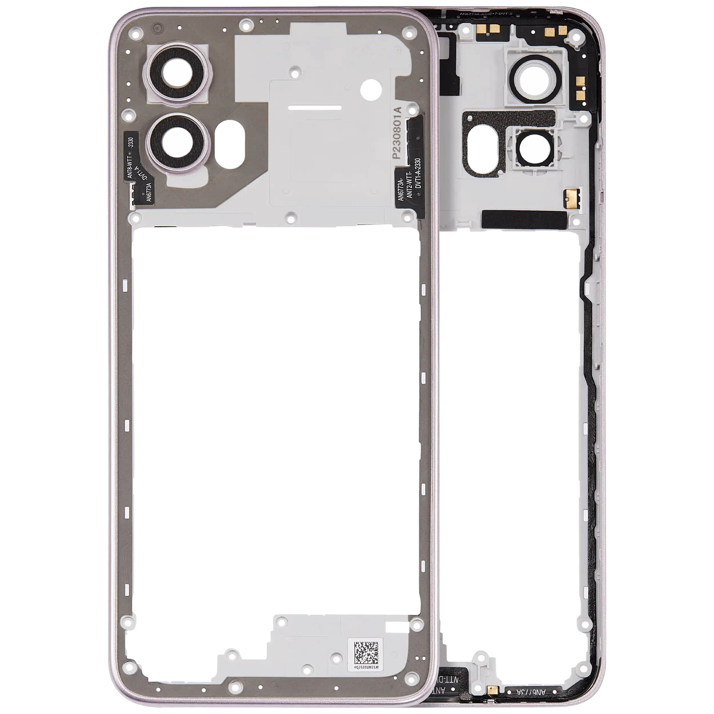 Frame centrale per Moto G Power 5G (XT2415 / 2024) (Pale Lilac)