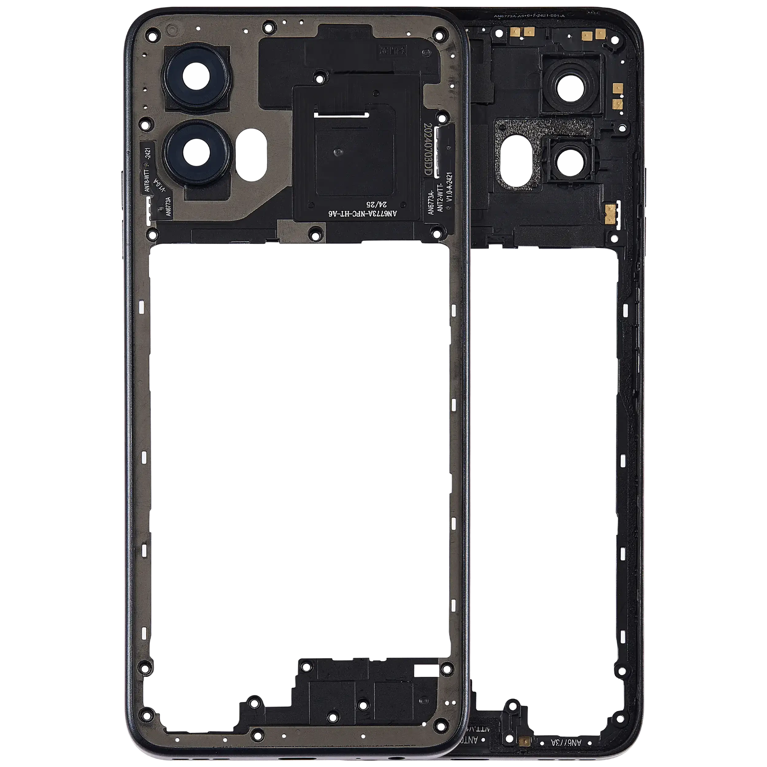 Frame centrale per Moto G Power 5G (XT2415 / 2024) (Mezzanotte Blu)